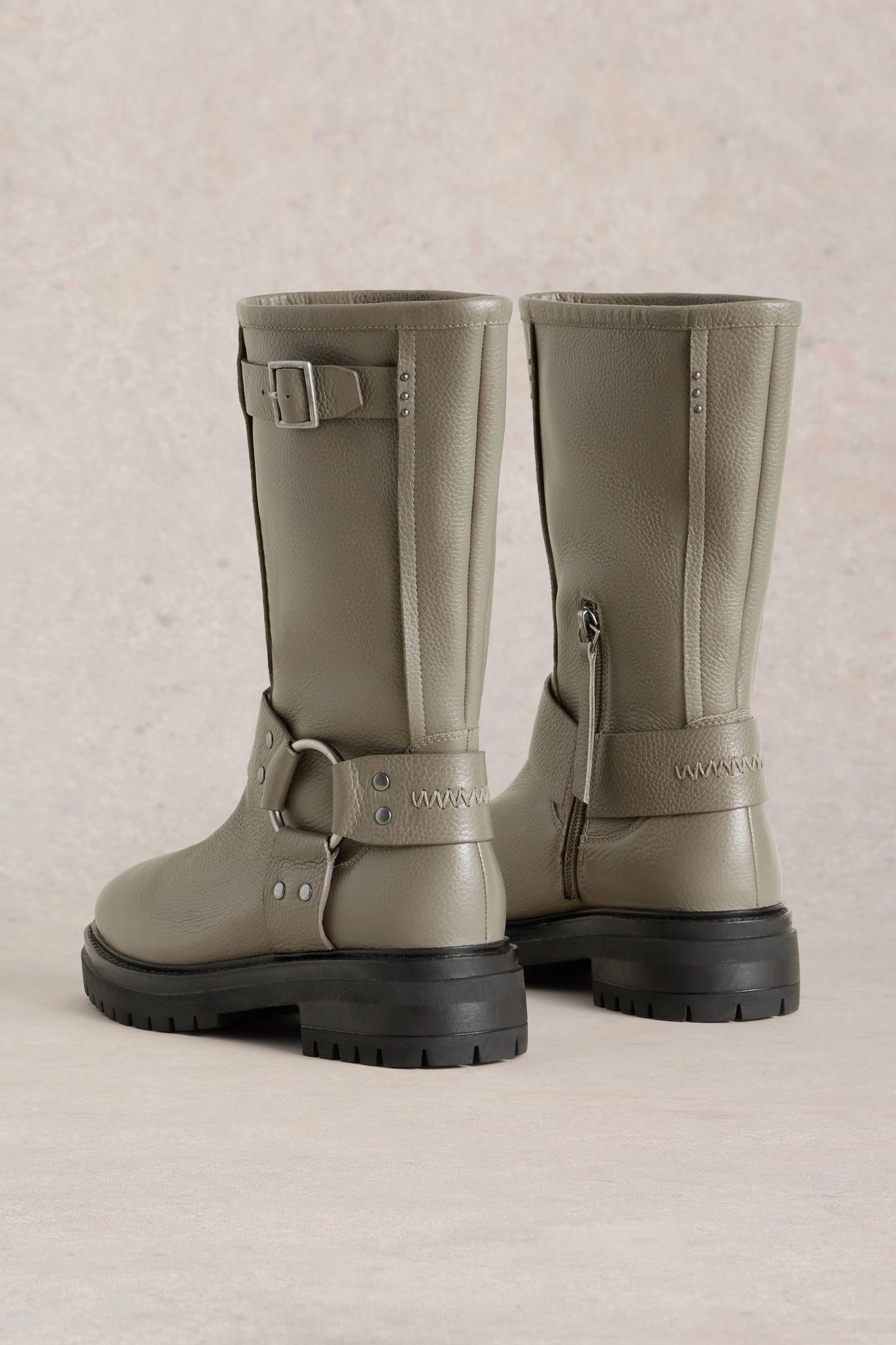 BOBBIE BIKER BOOT DK NAT 3