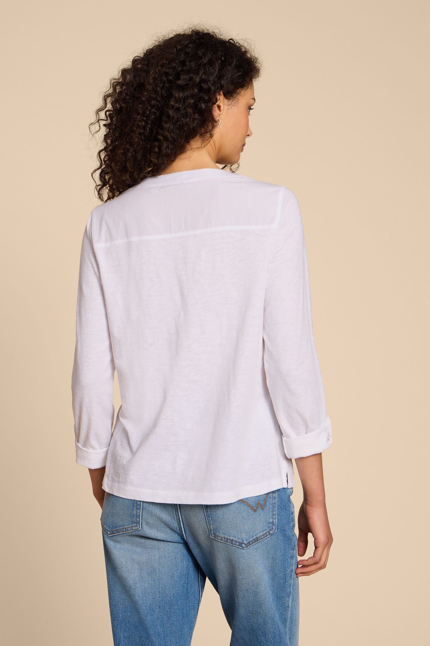 MACLEY MIX SHIRT PALE IVORY 2