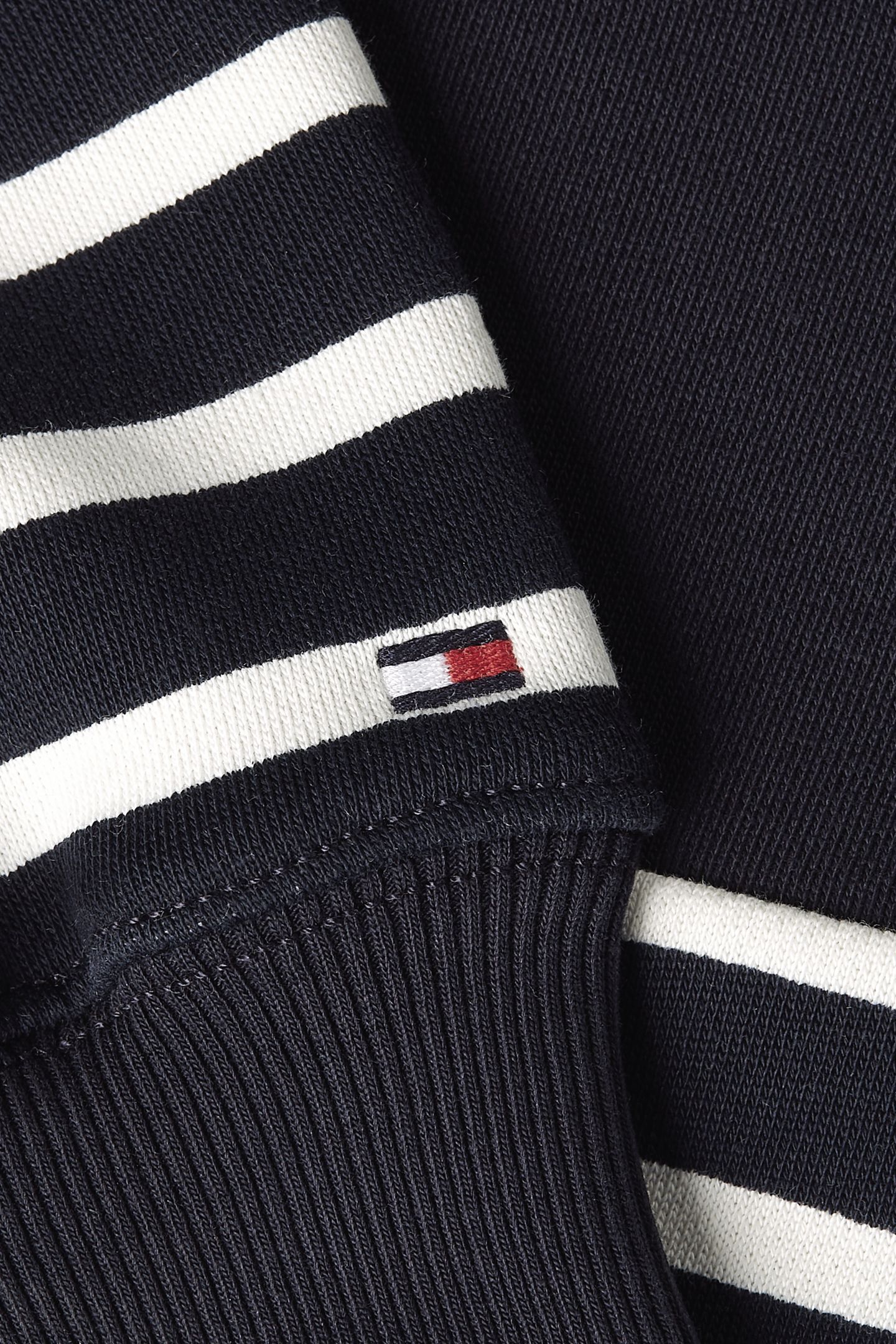 PLACED STRIPE 1/4 ZIP DESERT SKY/IVORY PETAL 8