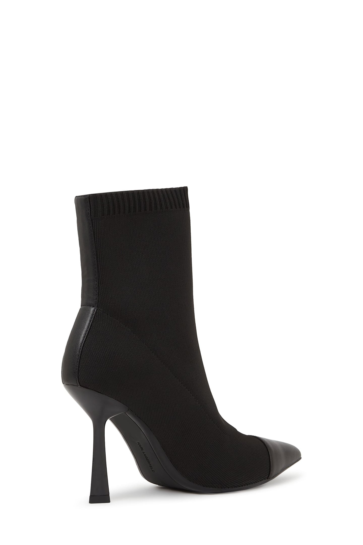 SIGNATURE KNIT ANKLE BOOTS BLACK 2