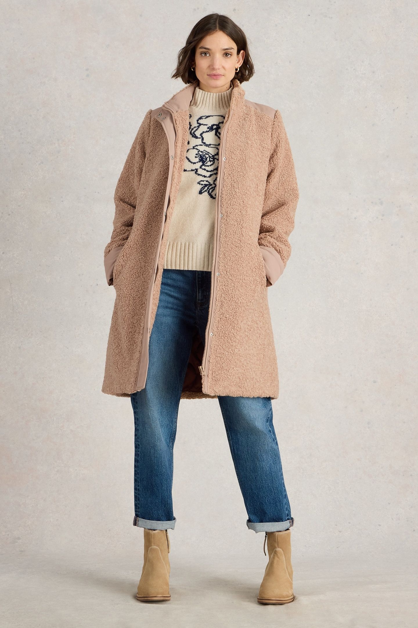 ELDER BORG COAT LGT NAT 2