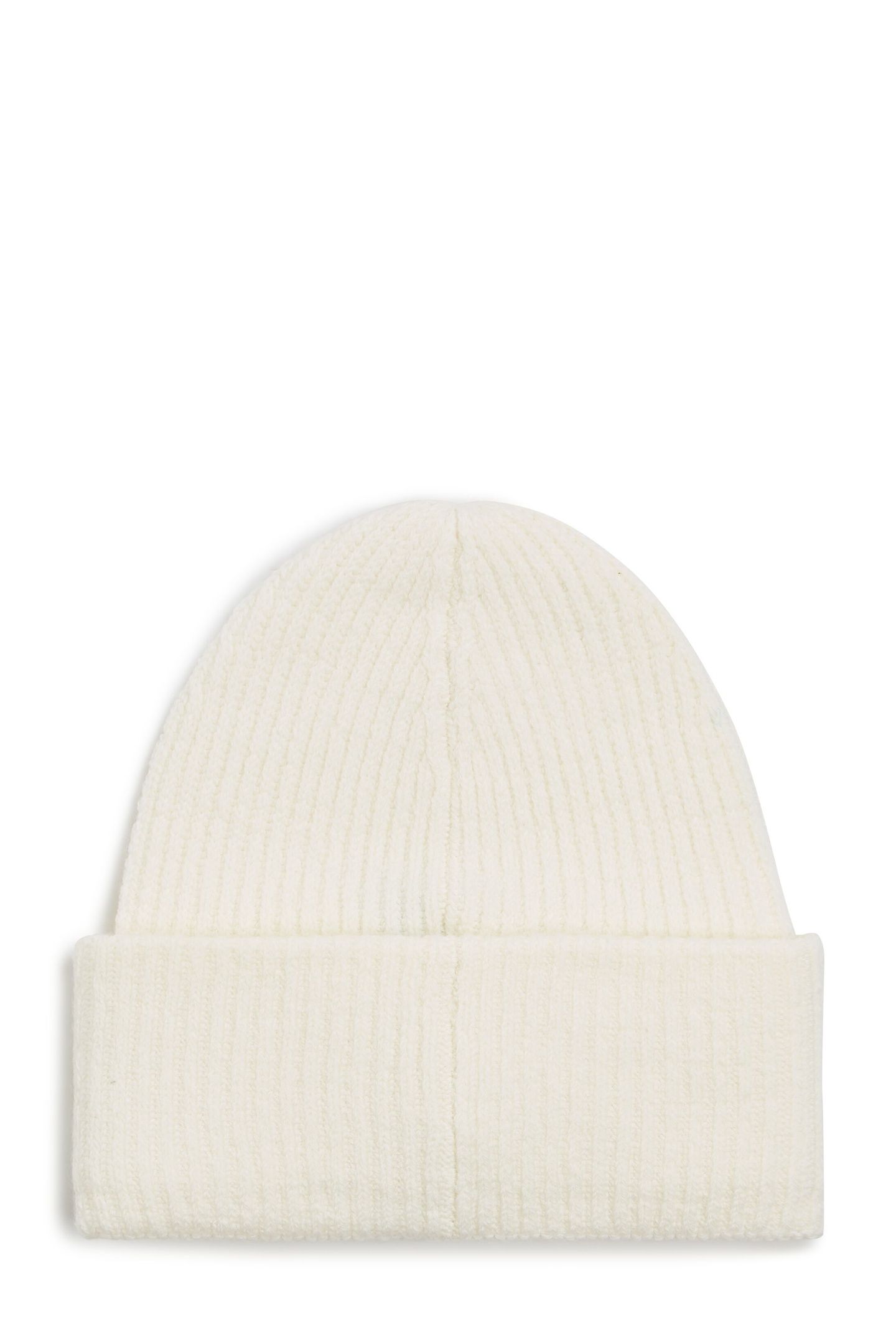 KLJ PATCH LONG BEANIE OFF WHITE 3