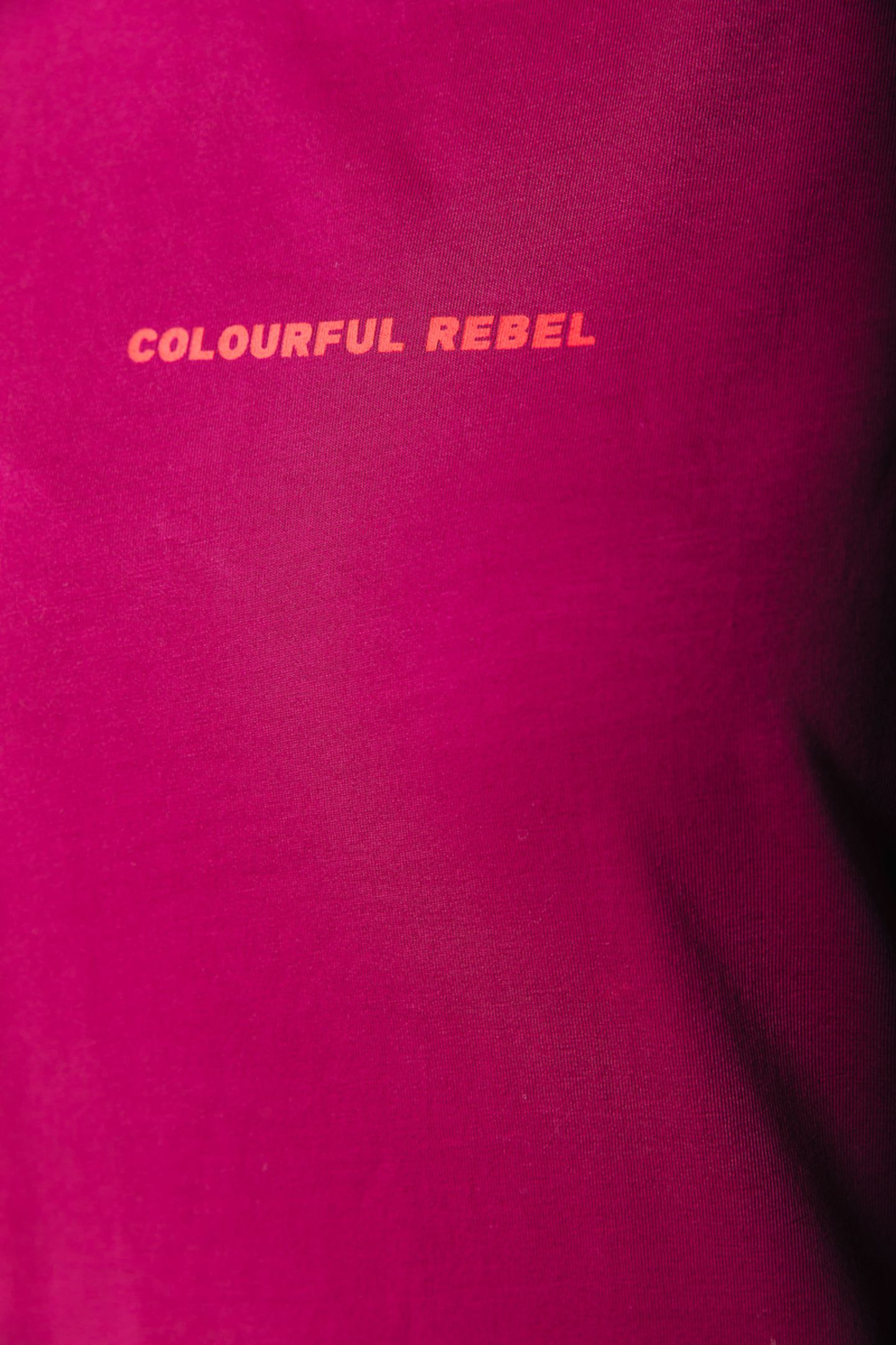 UNI LOGO BOXY TEE BORDEAUX 3