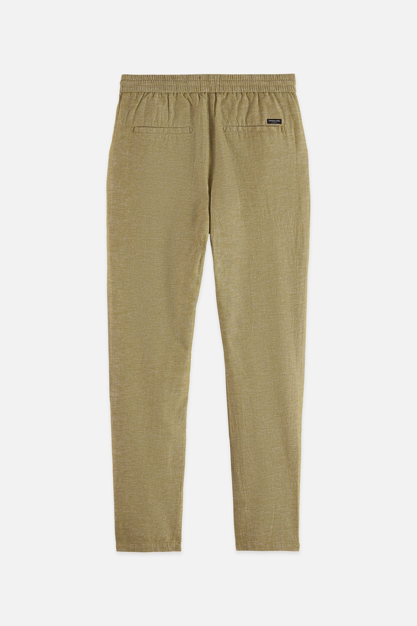 SEASONAL CORE WARREN COTTON LINEN JOGGER DARK GREEN 2
