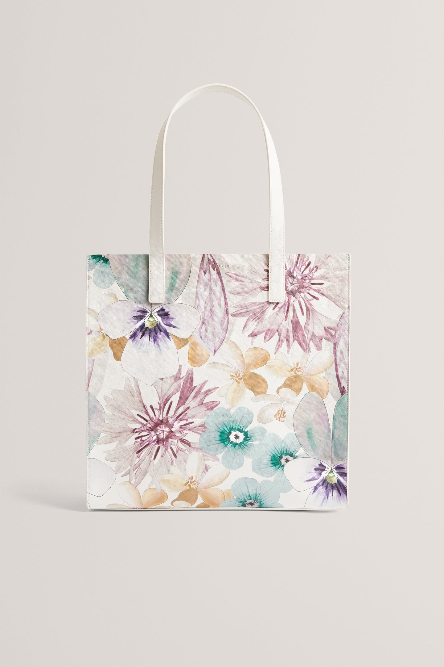 PETAL PRINT LARGE ICON BAG WHITE 2