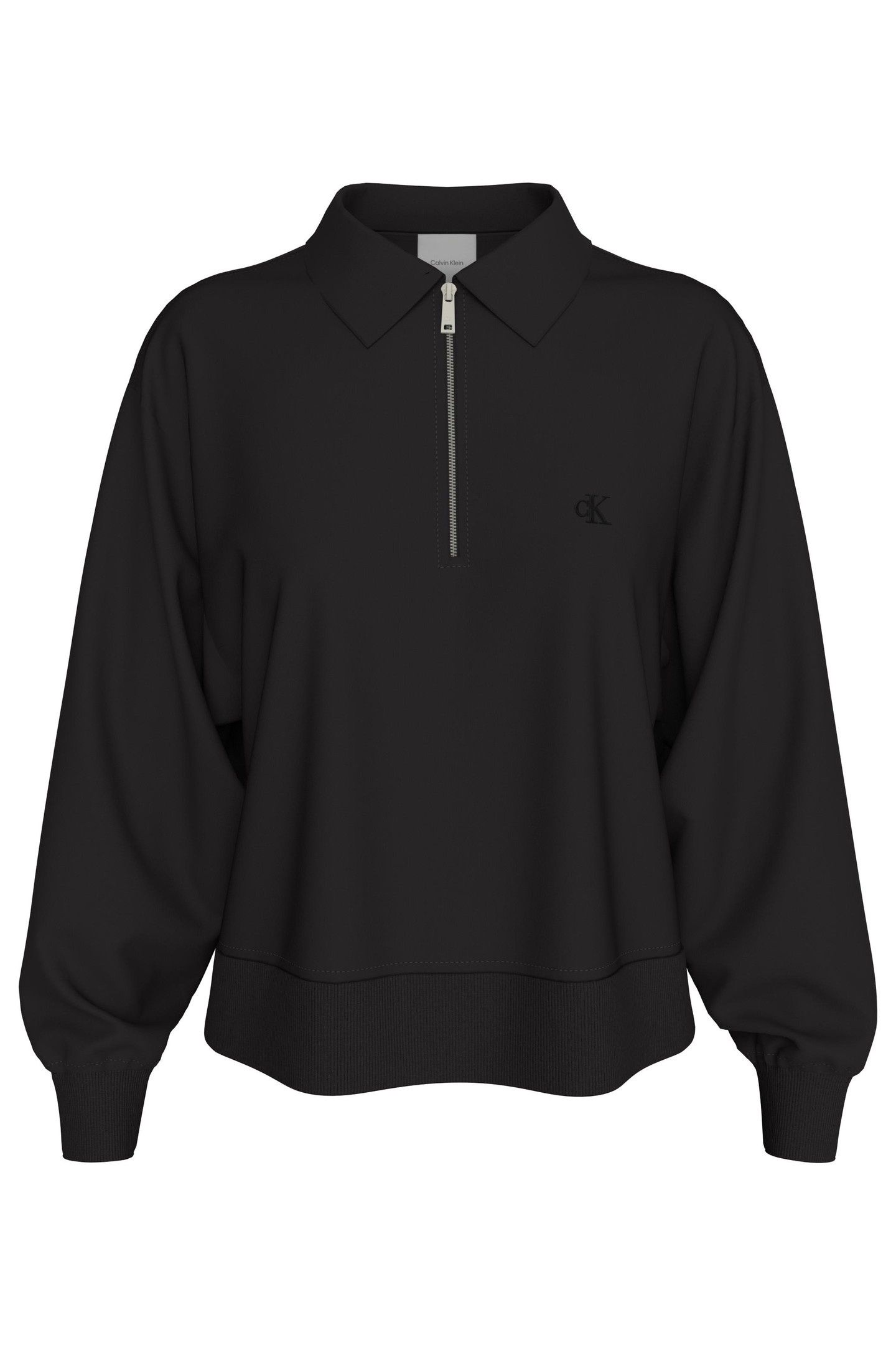 LS ARCHIVE TERRY 1/4 ZIP BLACK 2