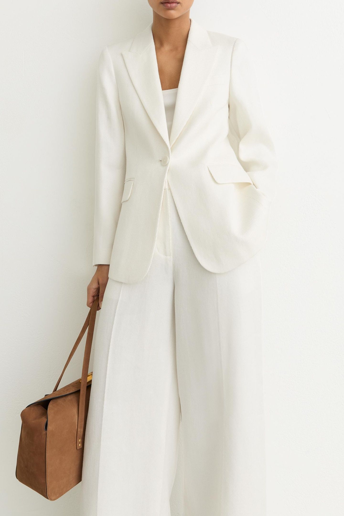 SB LINEN BLEND SUIT JACKET WHITE 4