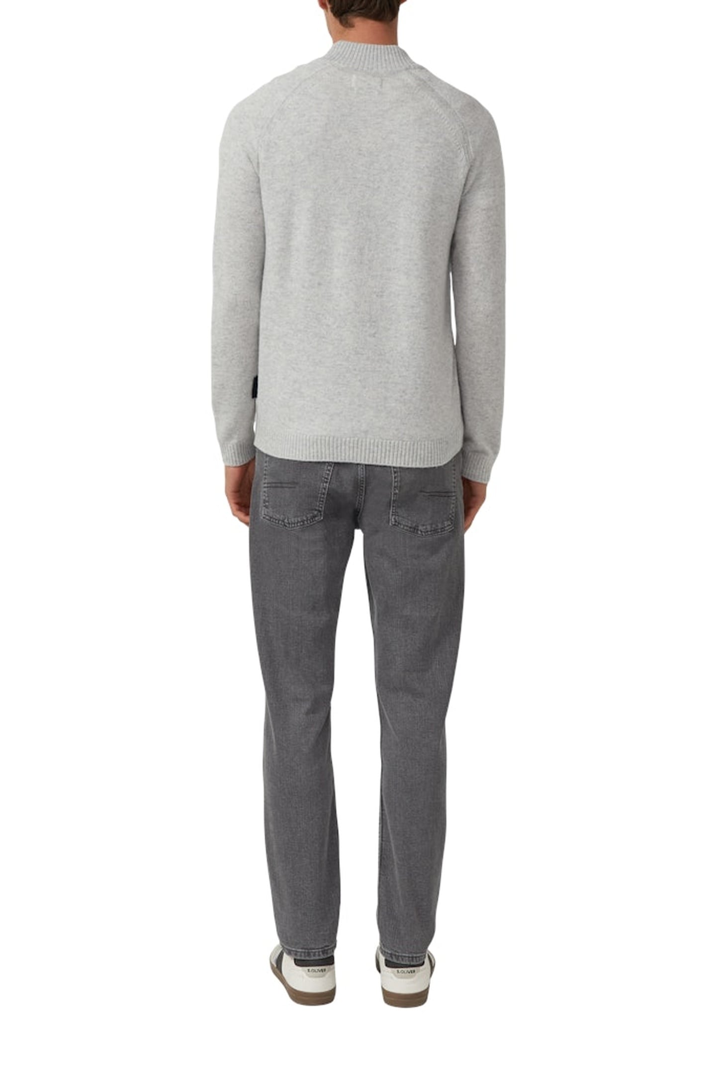 S.OLIVER PULLOVER GREY/BLACK 2