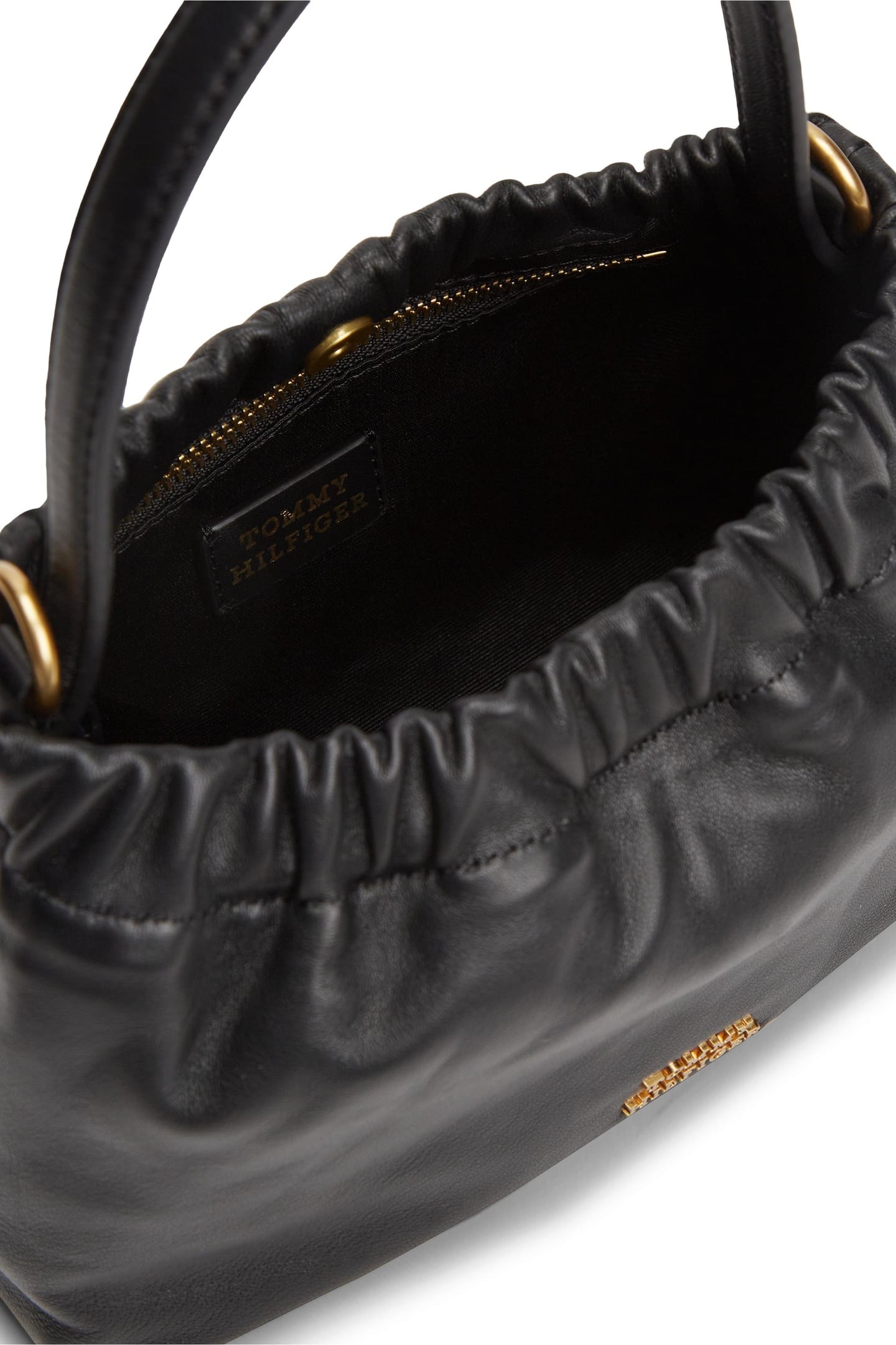 SOFT LEATHER MINI CROSSOVER BLACK 4