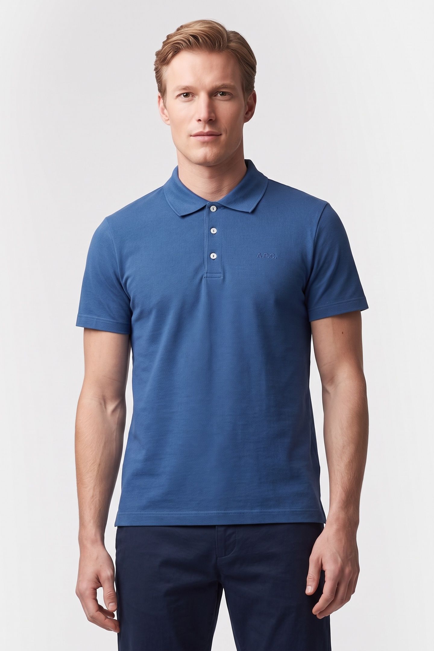 UNISEX POLO DARK BLUE/BLUE 5