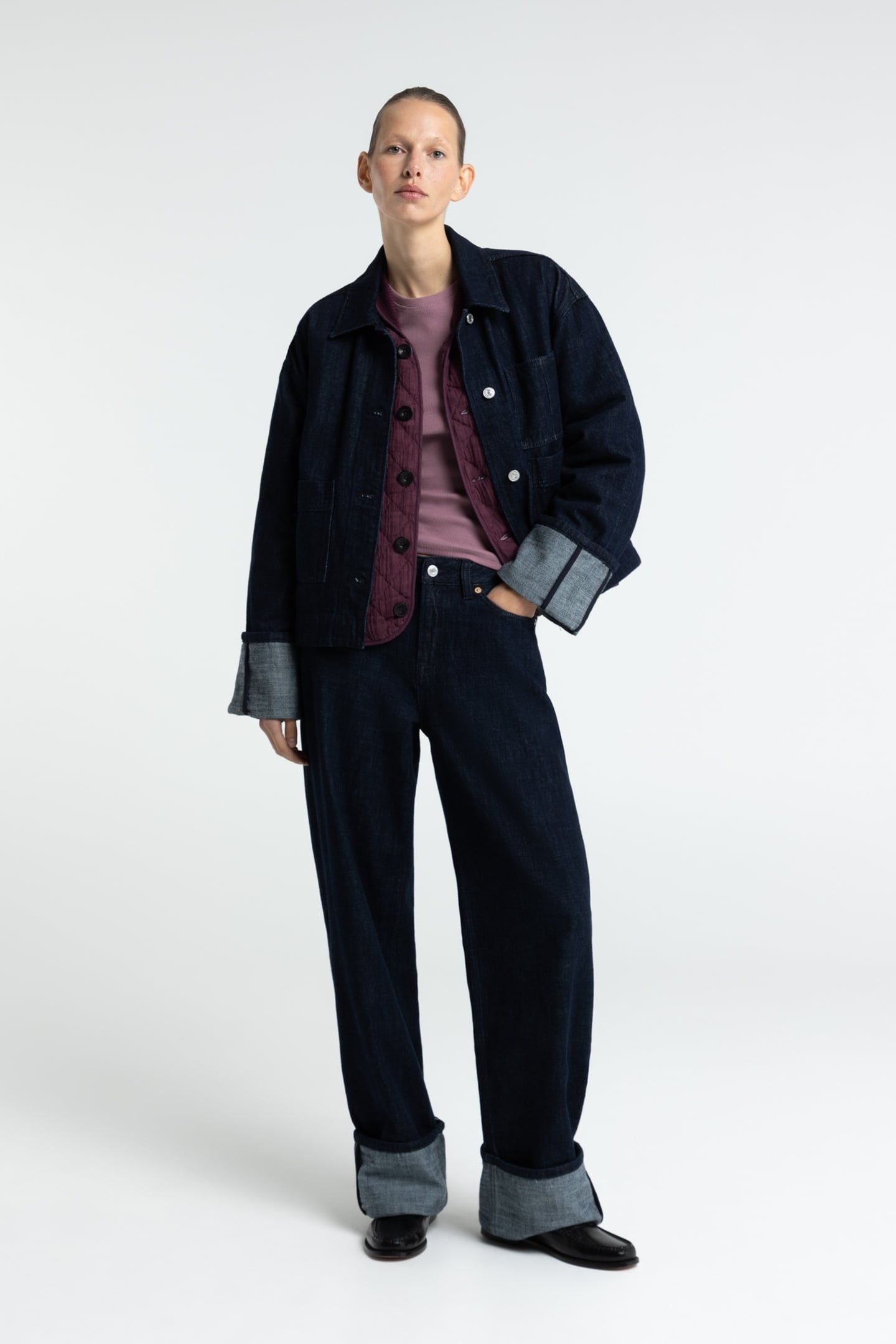 UNISEX DAMBA JACKET MAUVE WINE 4