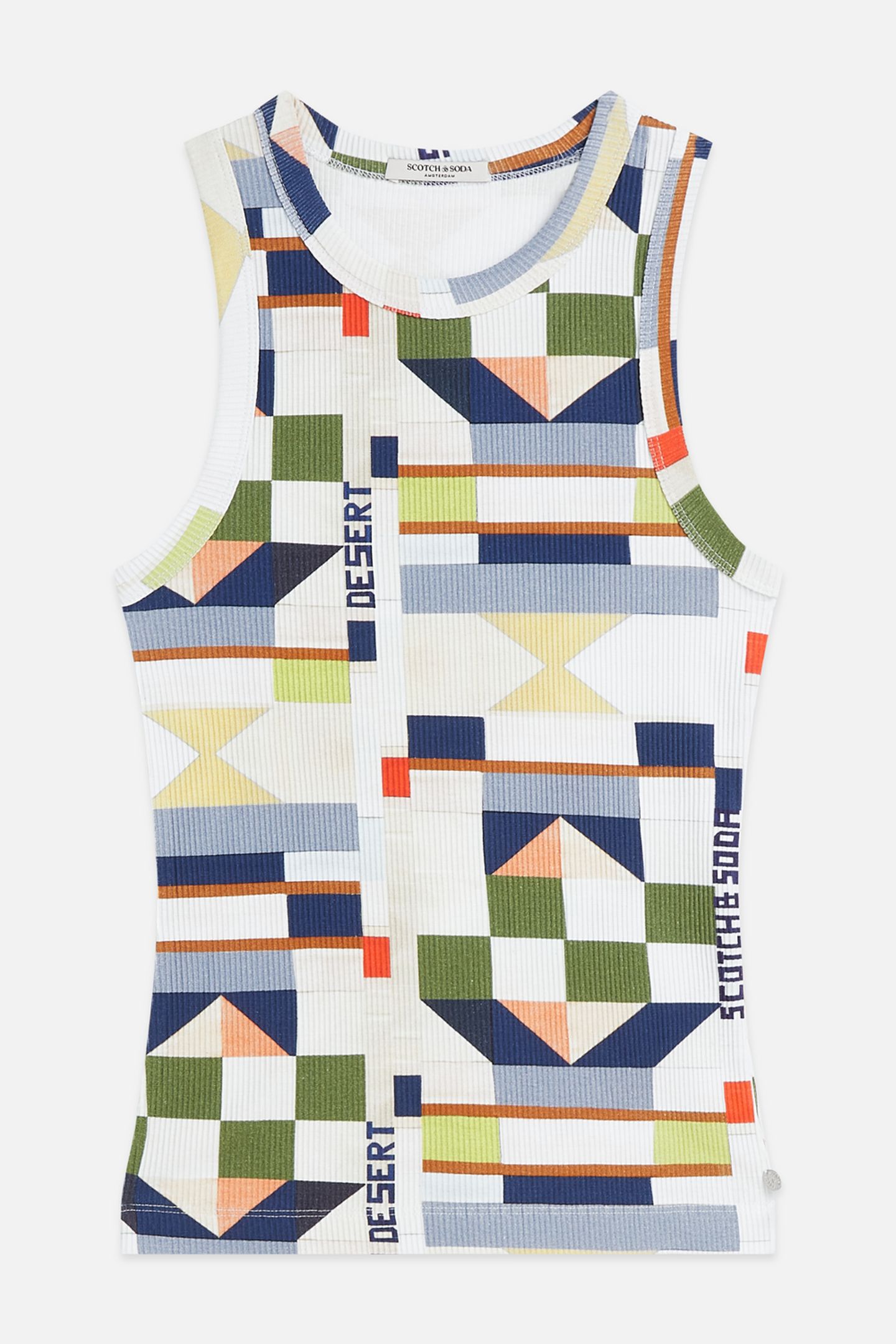 ALL OVER PRINTED TANK PATCHWORK INFINITY 5