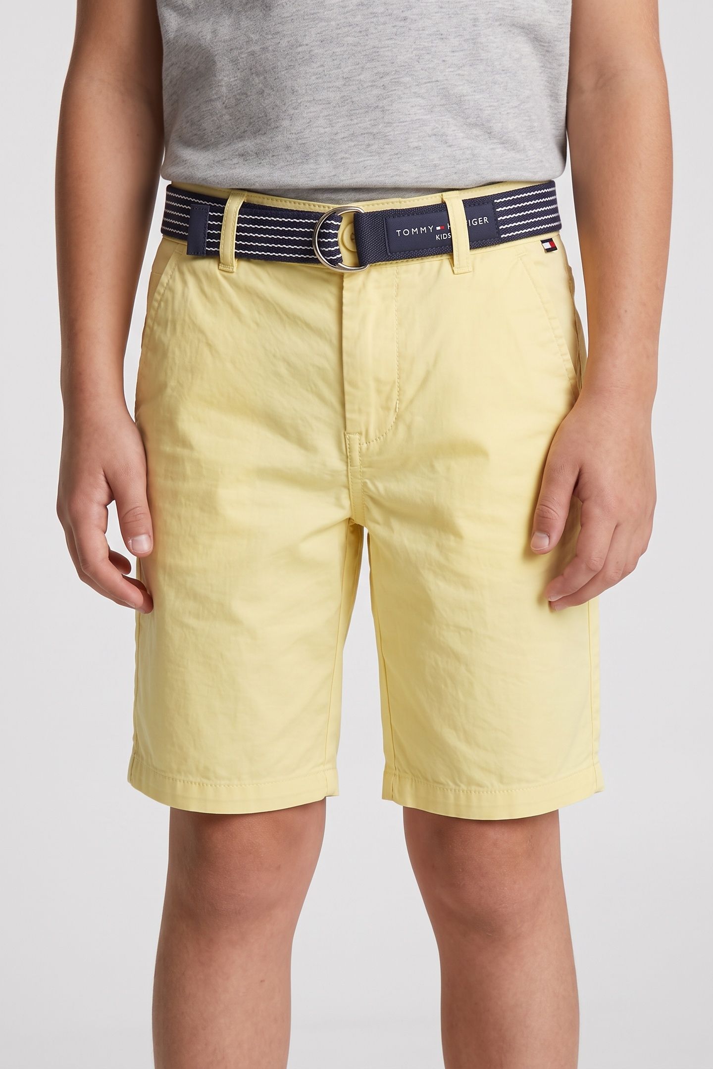 BOYS KB ESSENTIAL BELTED SHORTS YELLOW TULIP 1