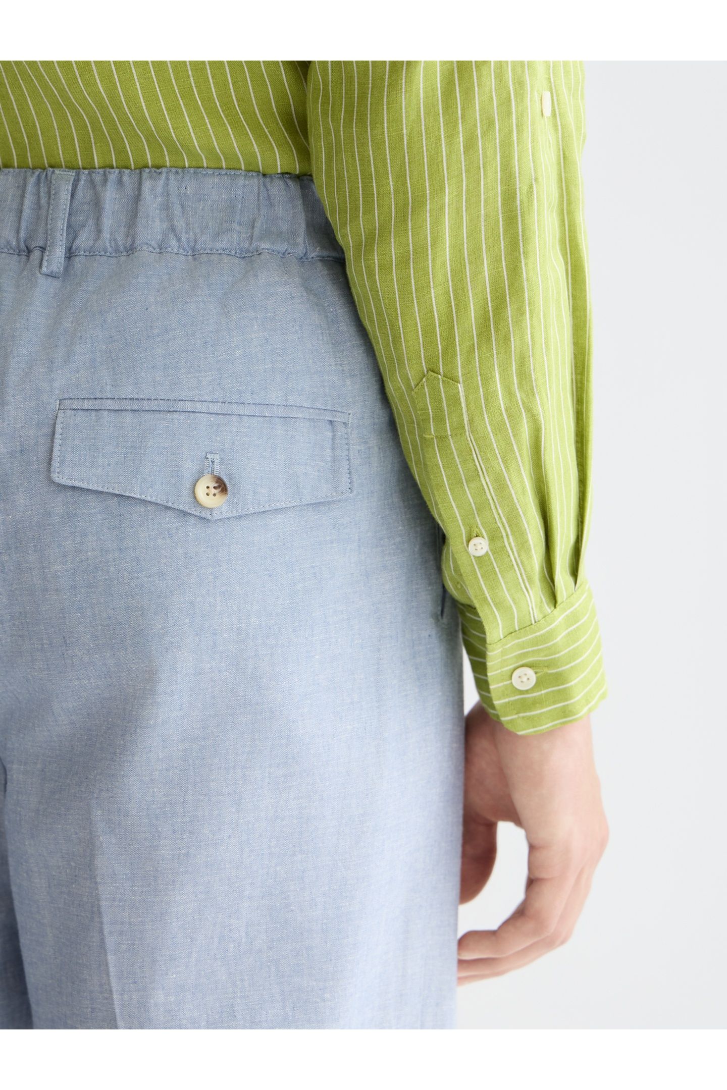 OTIS TAILORED COTTONLINEN RELAXED STRAIGHTFIT JOGGER NAVY 6