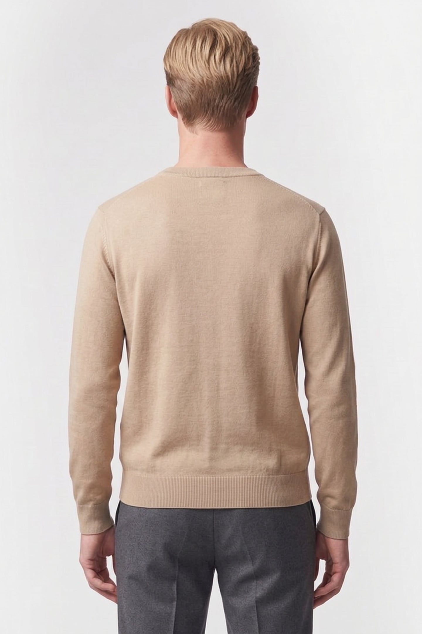 SUNFADED C-NECK DARK KHAKI 2