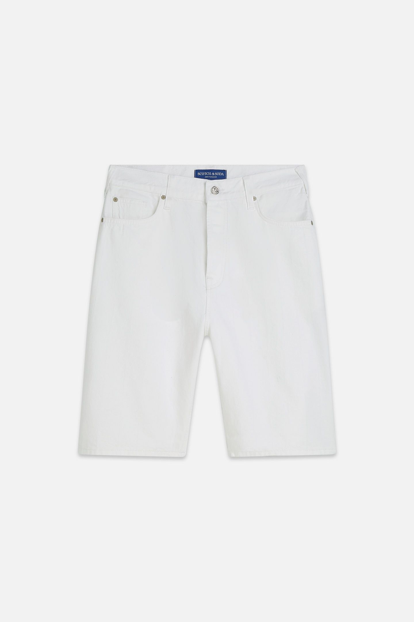 THE PITCH LOOSEFIT JEANS SHORT WHITE/PASTEL 1