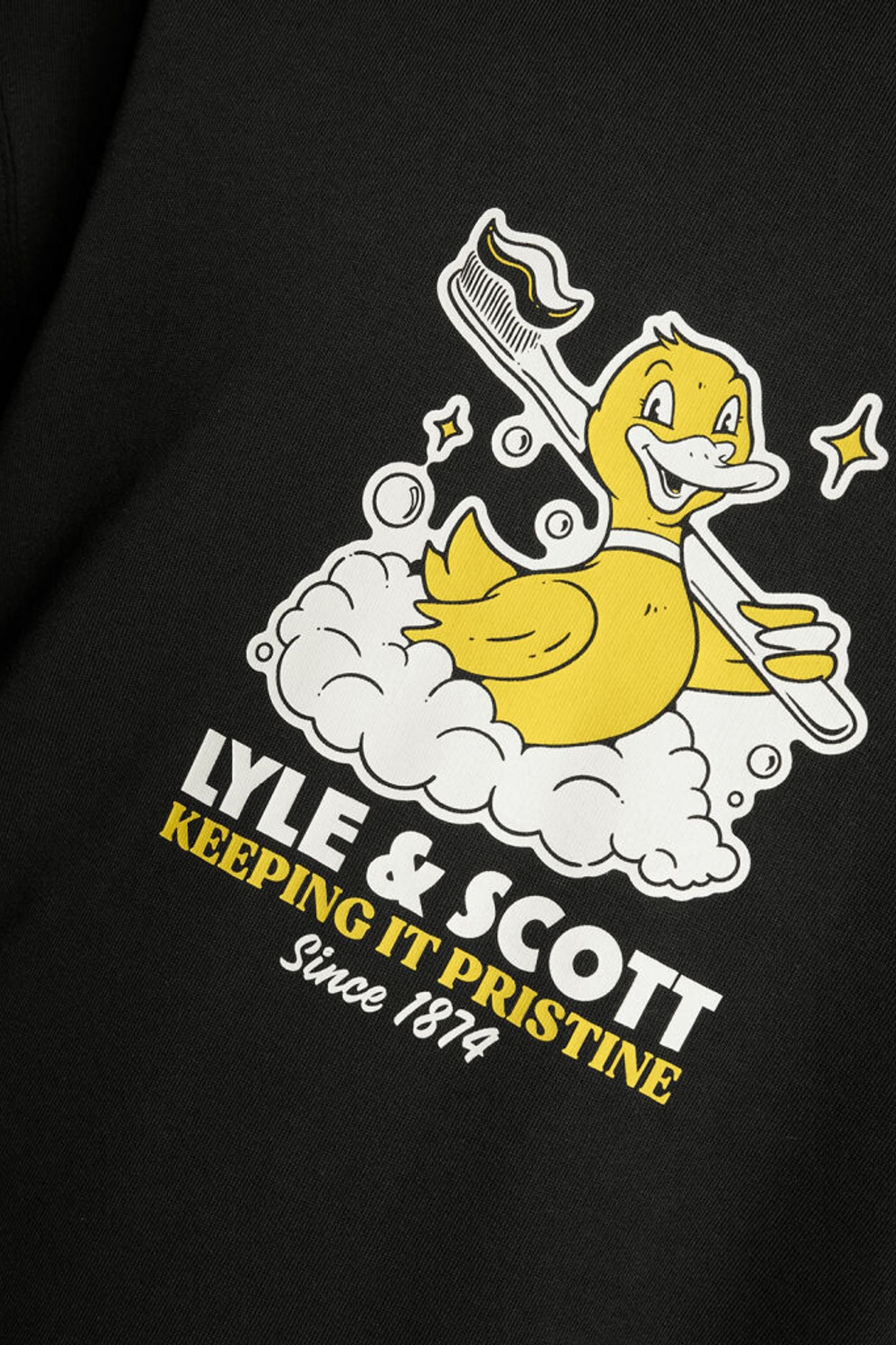 RUBBER DUCK GRAPHIC SWEATSHIRT JET BLACK 6