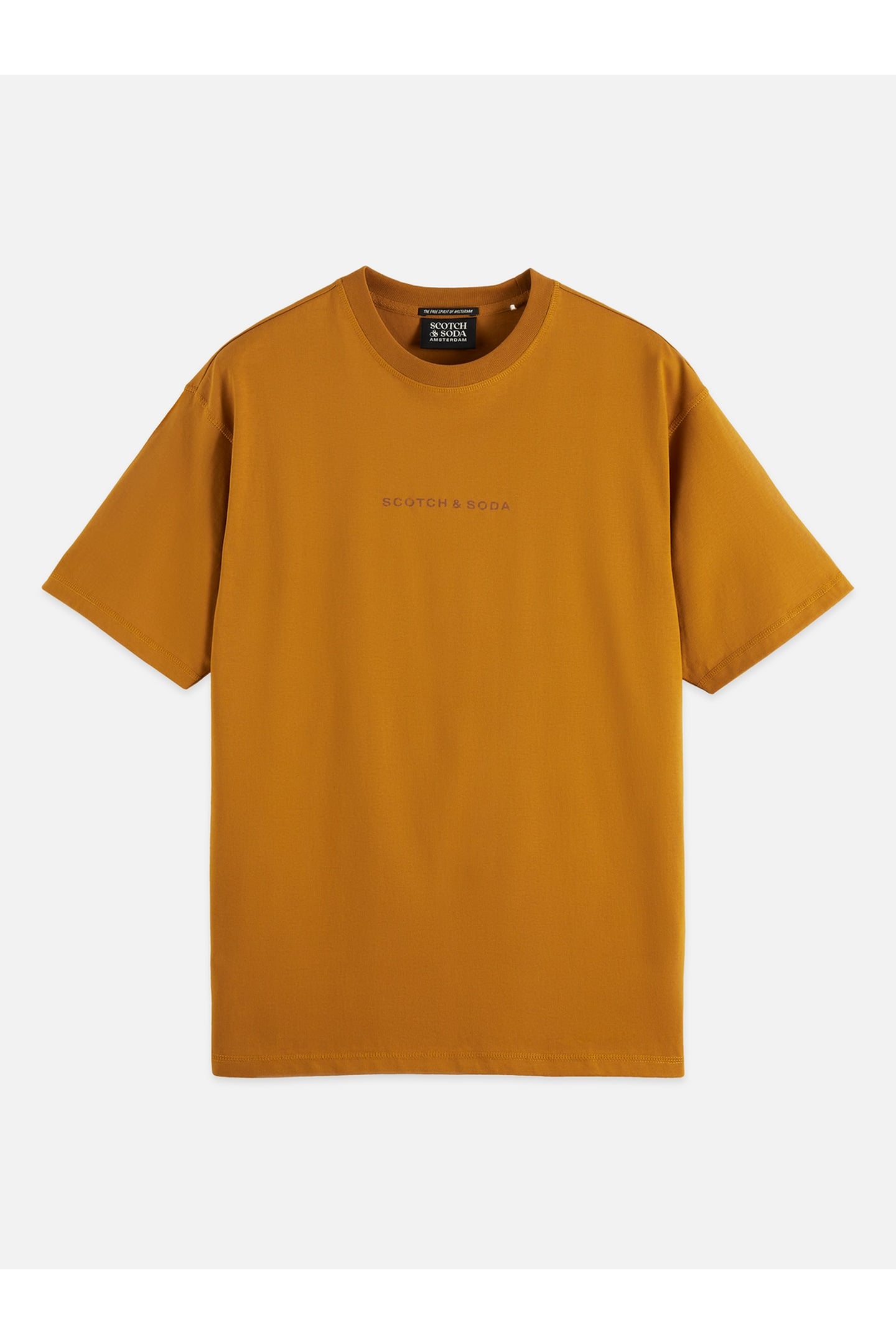 SEASONAL CORE CHEST ARTWORK RELAXED-FIT T-SHIRT MEDIUM BROWN 1