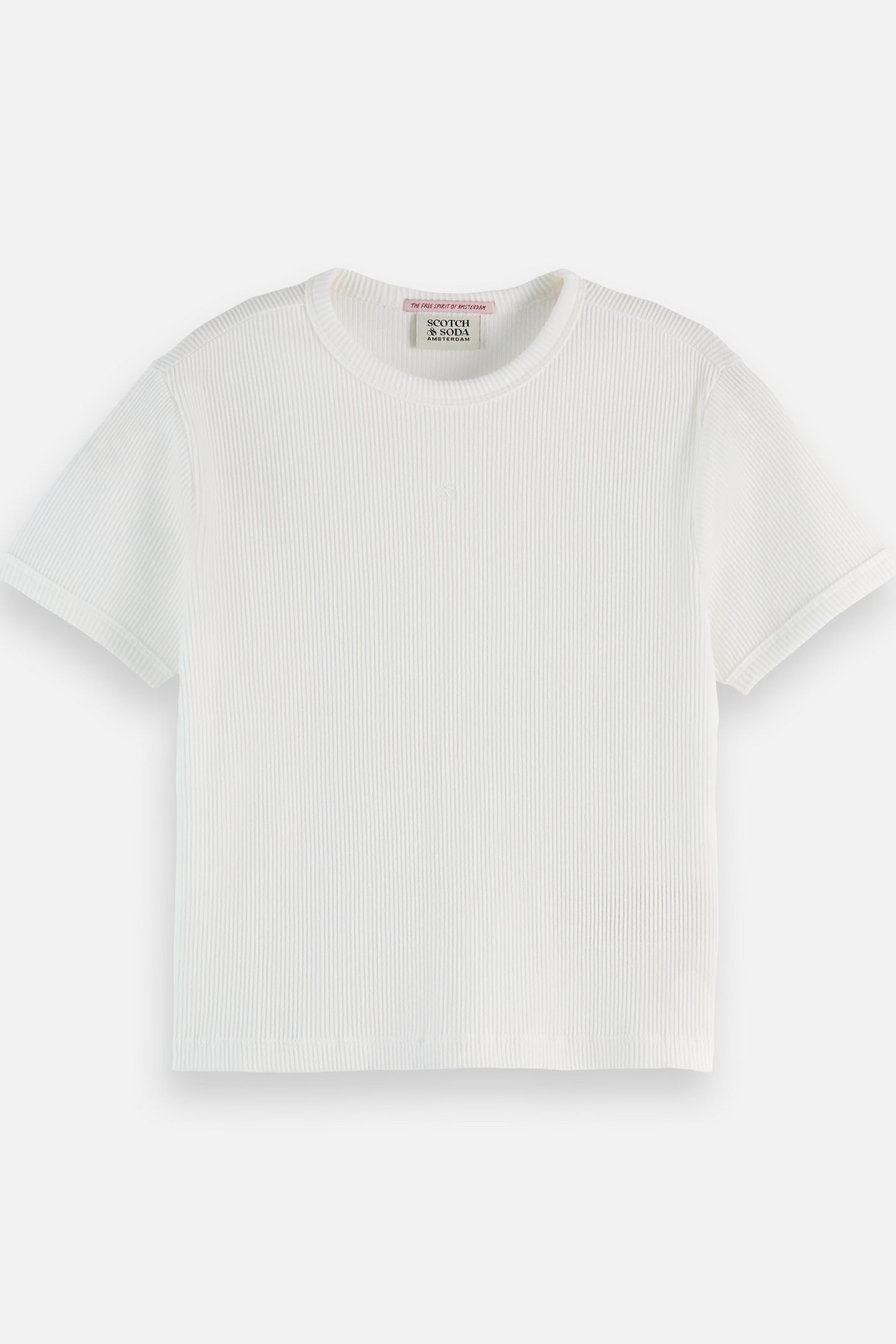 CORE BABY RIB T-SHIRT WHITE 4