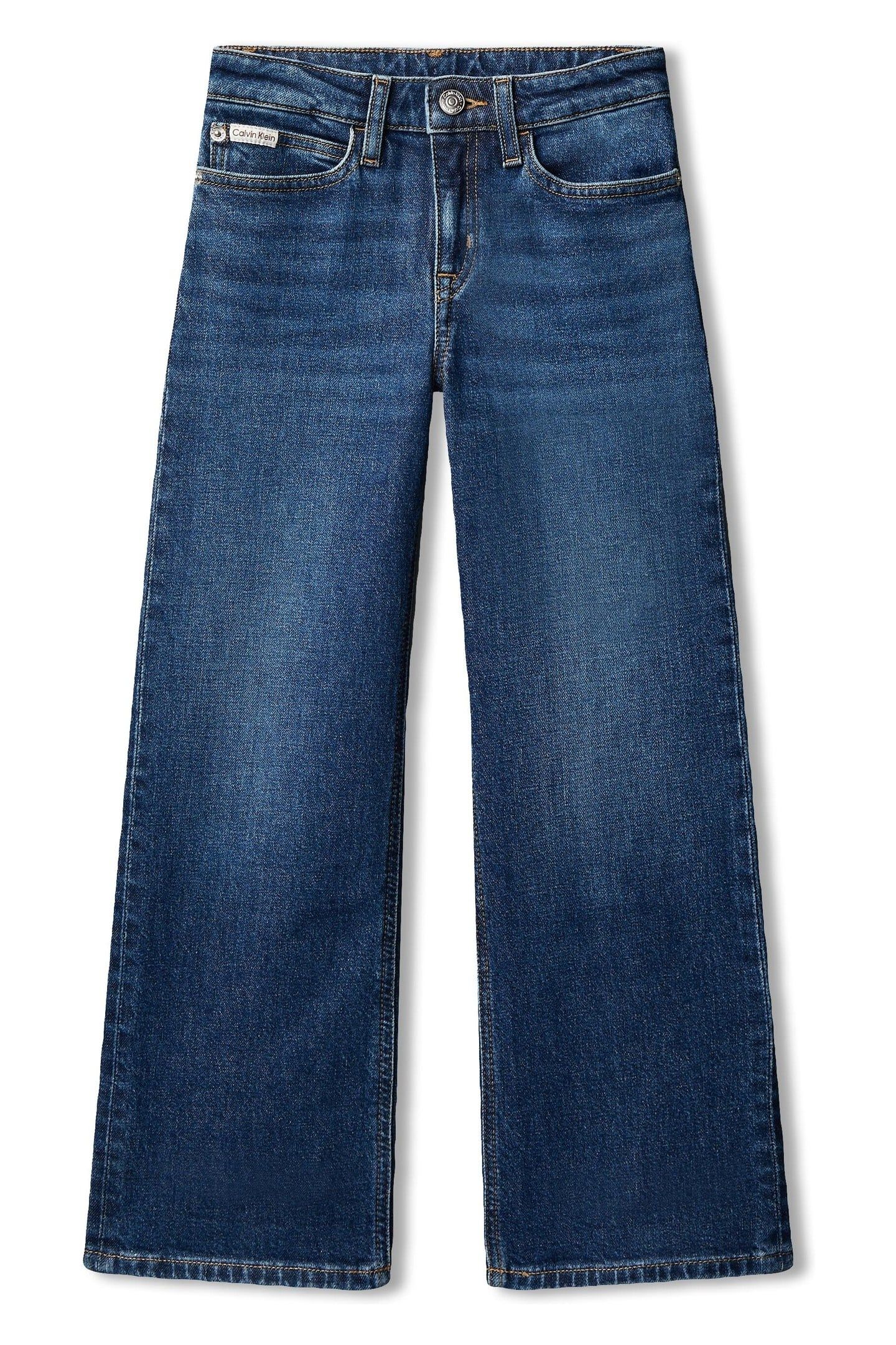 GIRLS HIGH RISE WIDE LEG AUTHENTIC DARK BLUE 1