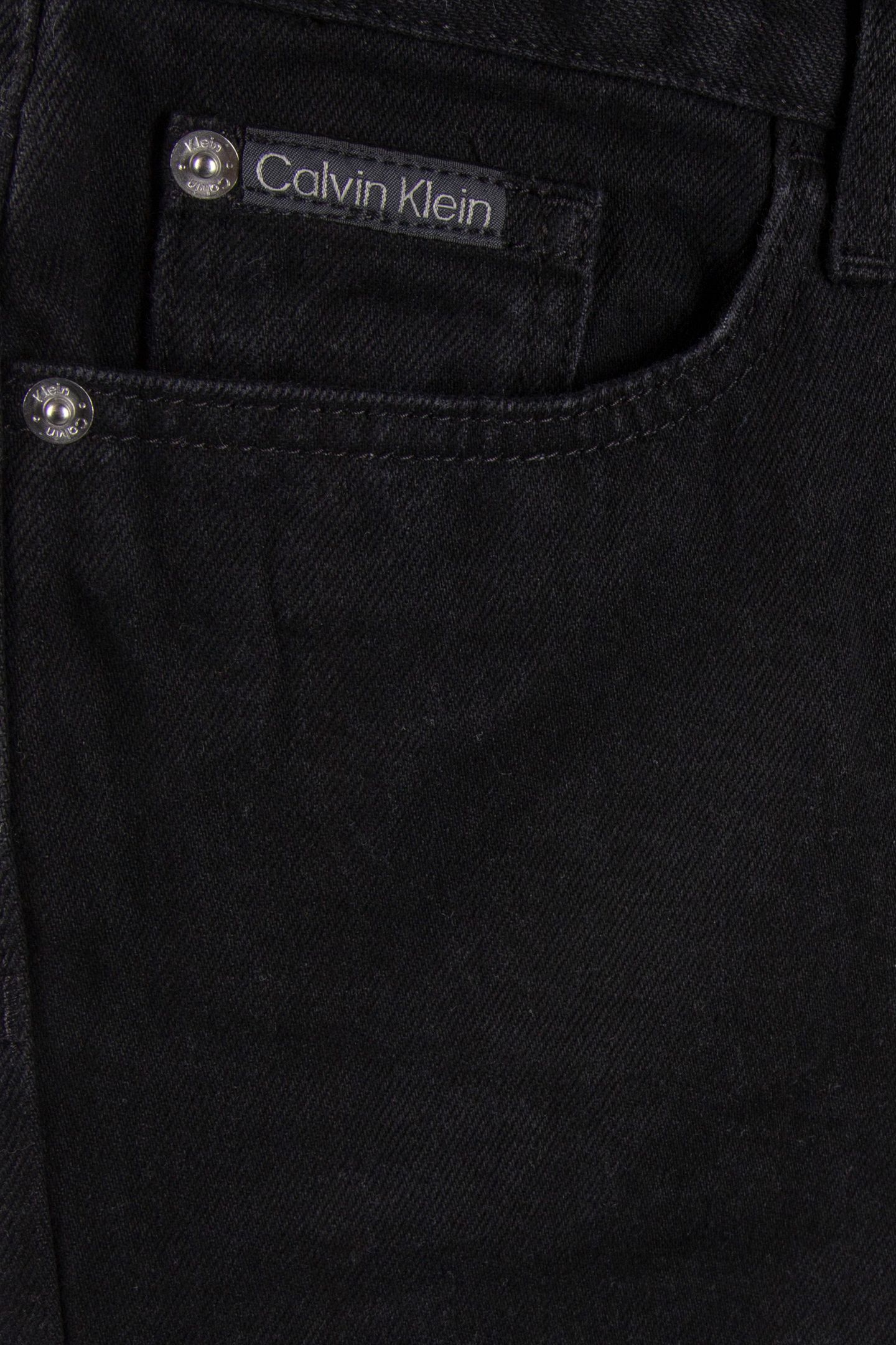 GIRLS MID RISE STRAIGHT CLEAN BLACK RGD 4