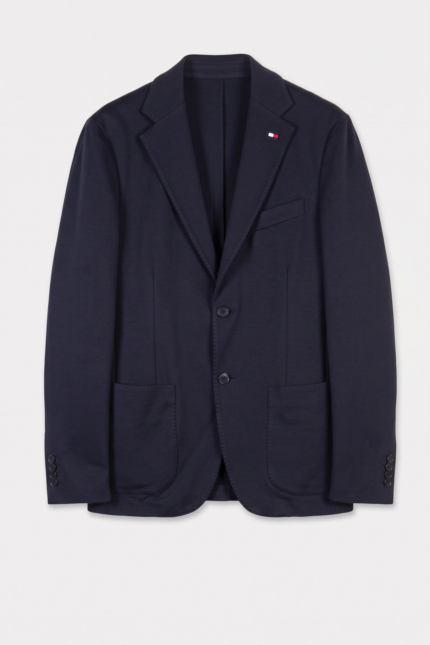 VISCOSE STRETCH JERSEY SUITING JACKET BLUE 3