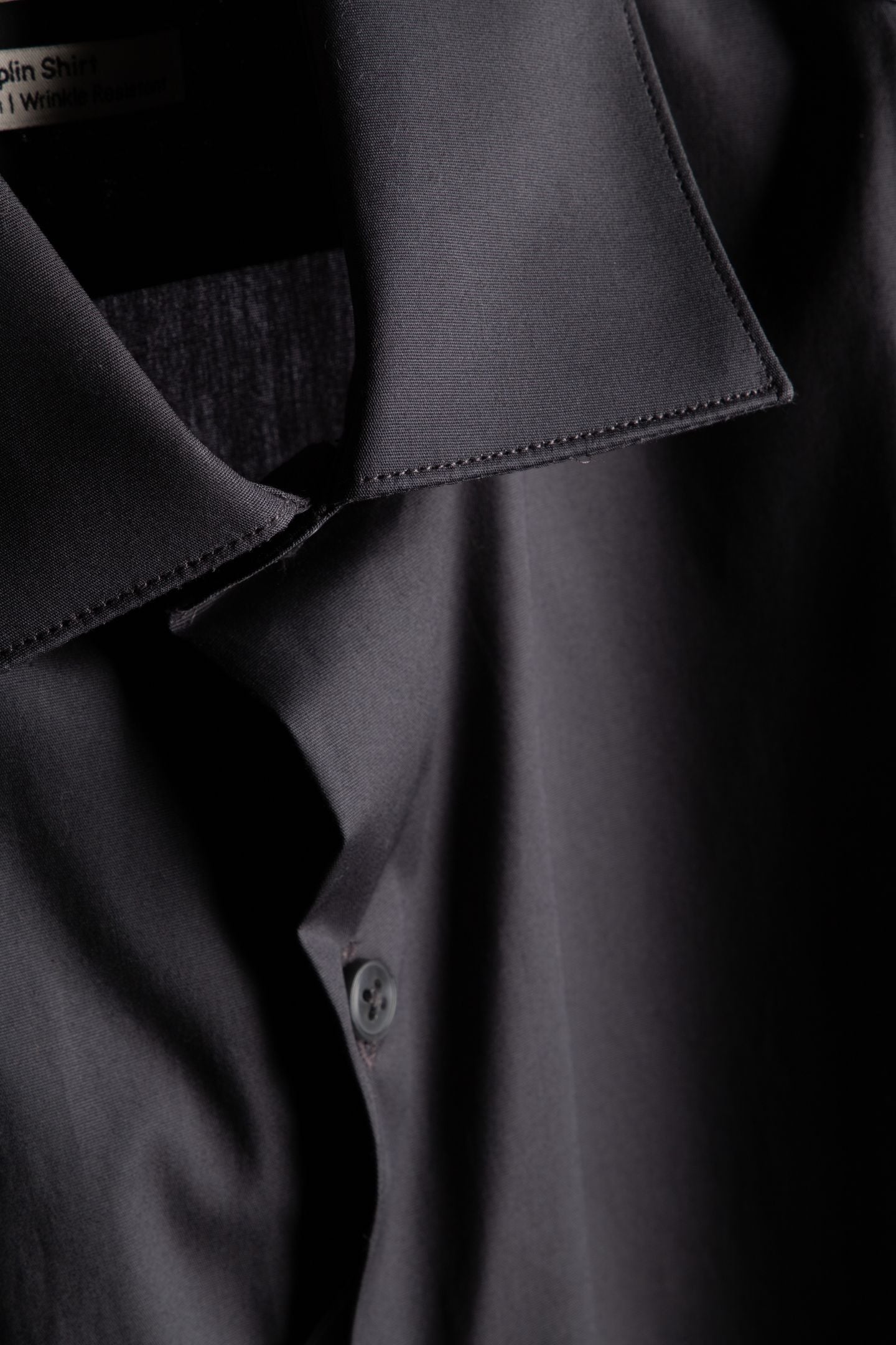 SLIM ESSENTIALS POPLIN SHIRT CARBON 4