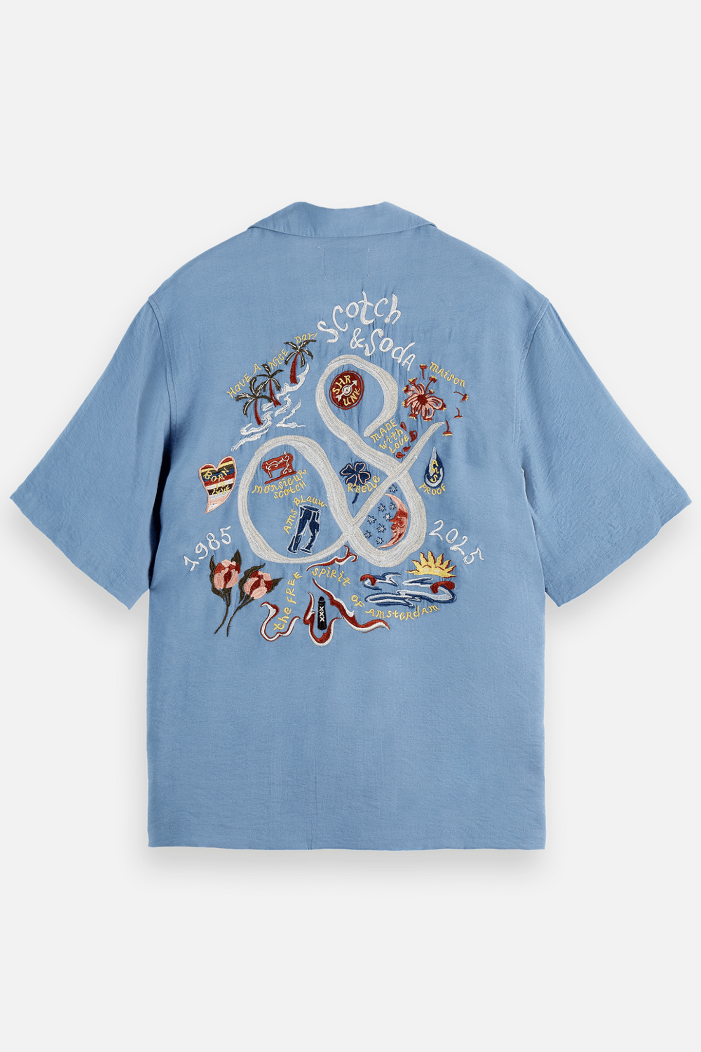 THE 40TH ANNIVERSARY RELAXED-FIT SHORT SLEEVE SHIRT NAVY 2