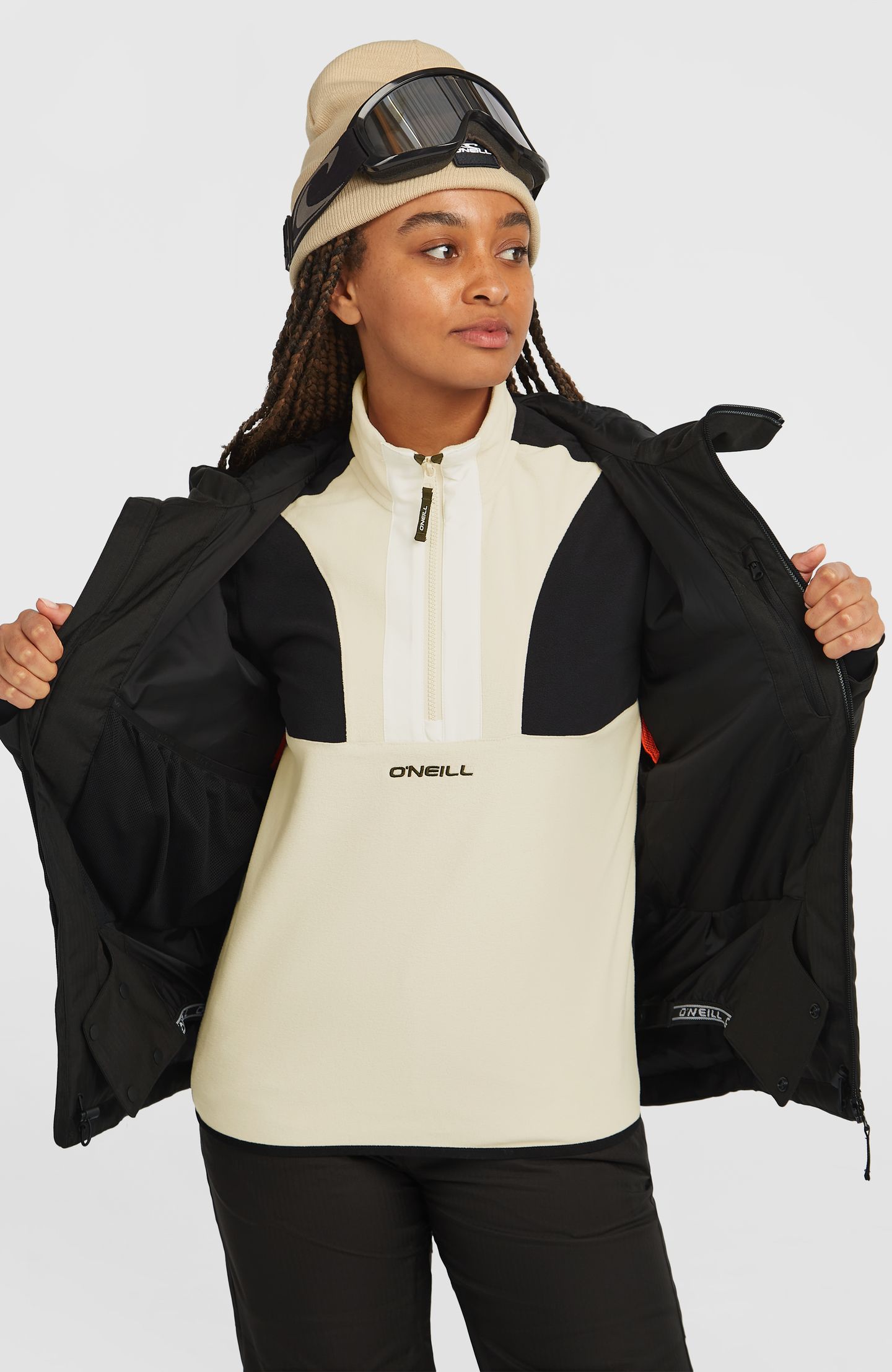 FWC'CRUZ MELANGE SNOW JACKET RAVEN 8