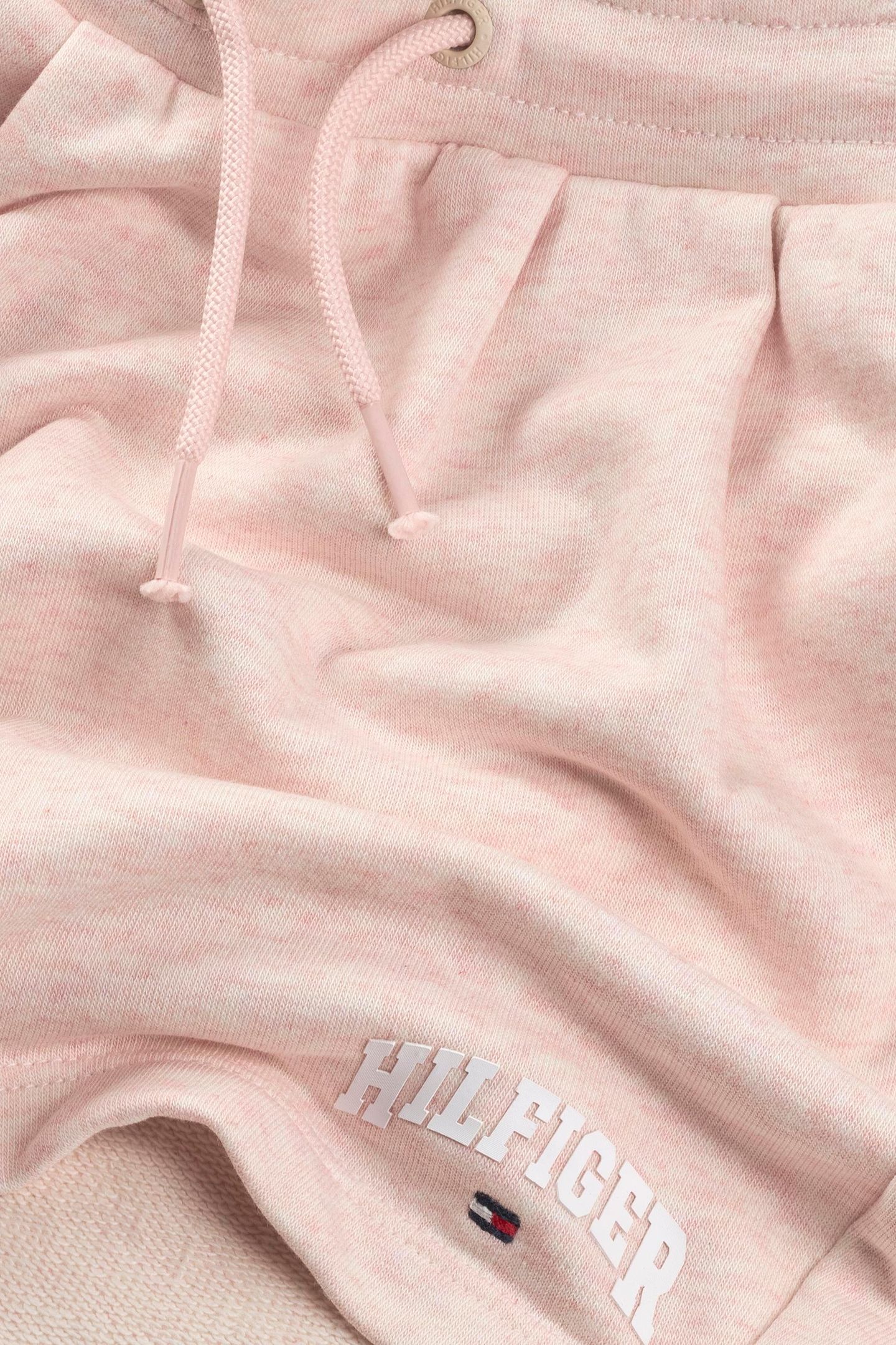 GIRLS PLEAT TERRY SKIRT CORAL ICE HEATHER 6
