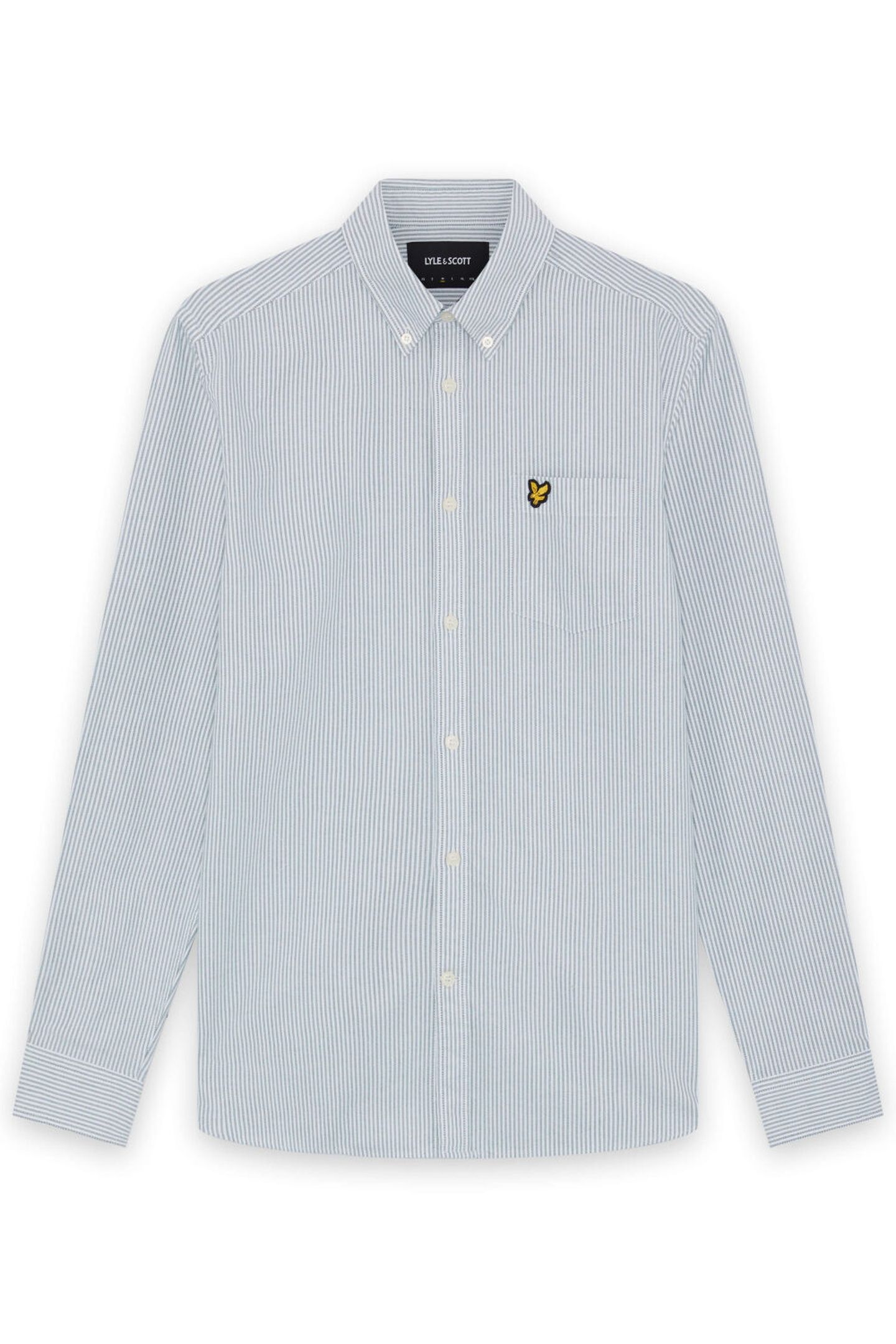 STRIPE OXFORD SHIRT EVERGLADE/WHITE 4