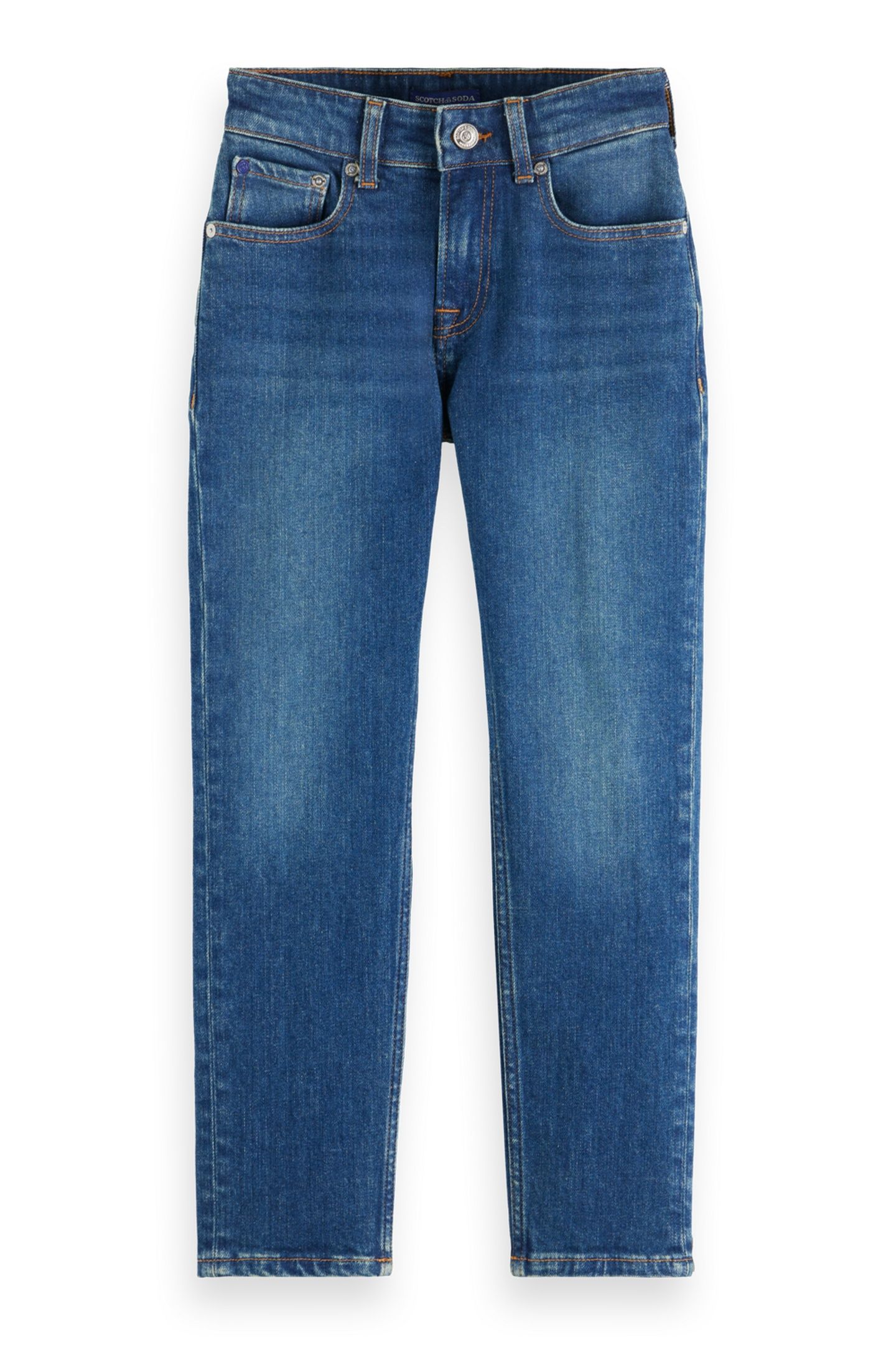 BOYS NOS DEAN LOOSE TAPERED JEANS CLASSIC BLUE NAVY 1