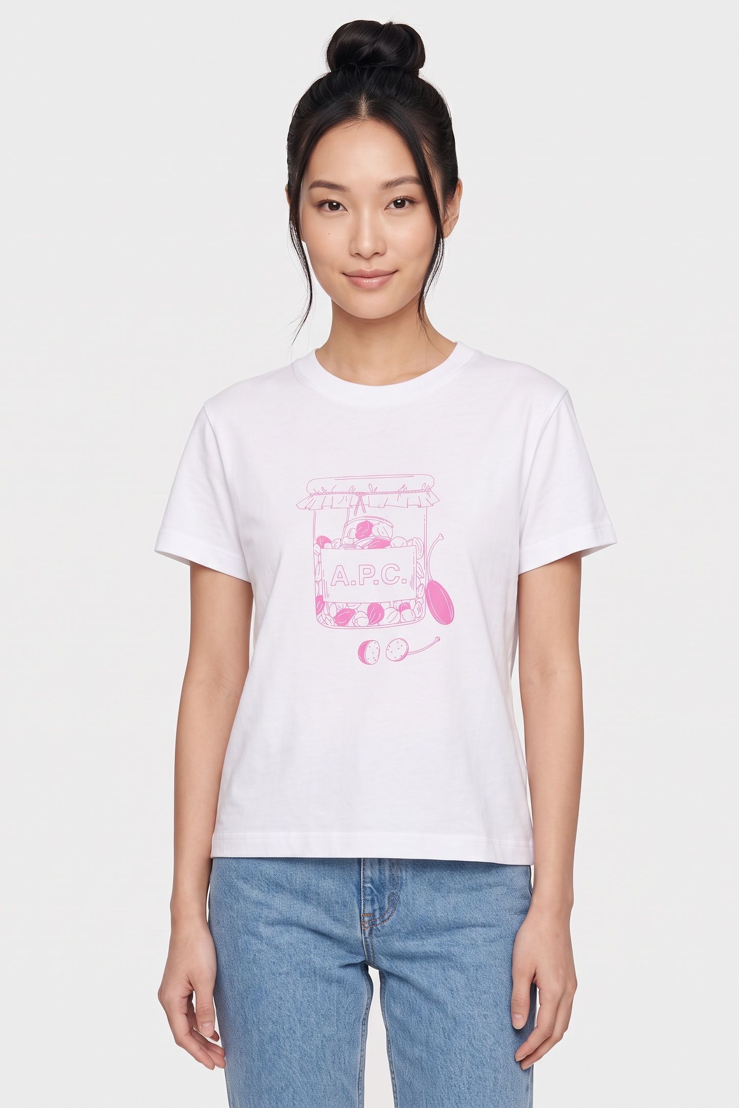 T-SHIRT SHORT SLEEVE CAPERS WHITE 1