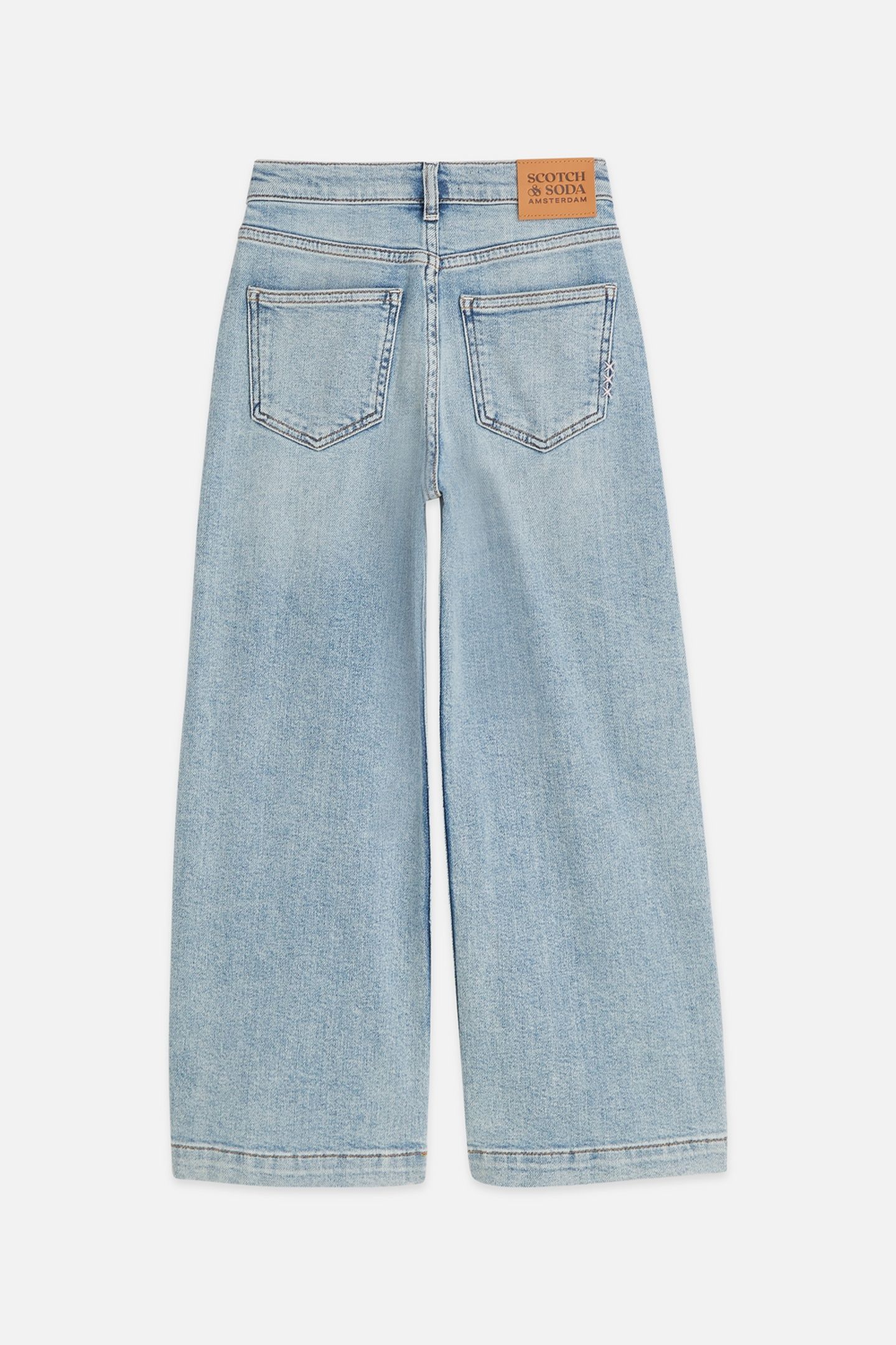 GIRLS THE WAVE WIDELEG JEANS NAVY 2
