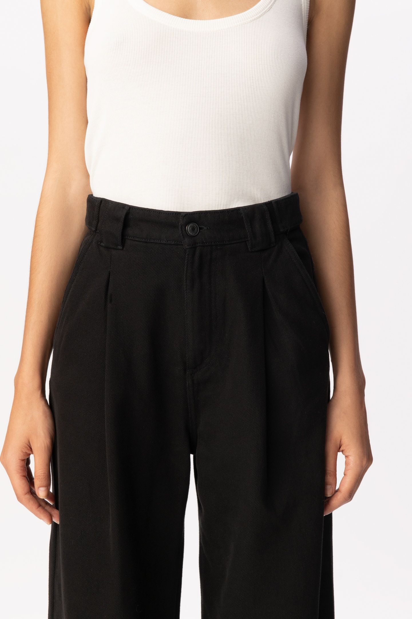 BLACK PÉNÉLOPE WIDE-LEG JEANS 6