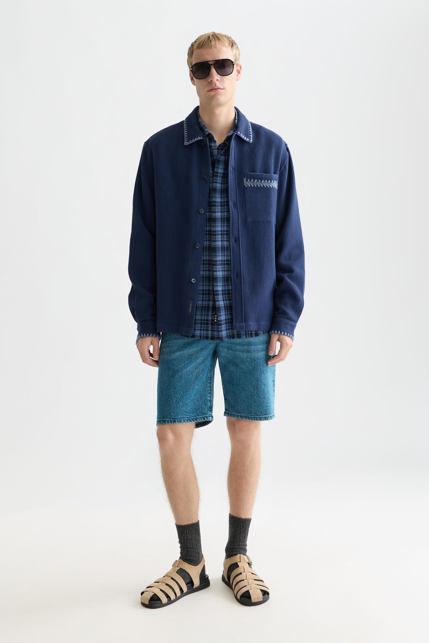 RALSTON REGULAR SLIMFIT JEANS SHORT NAVY 3