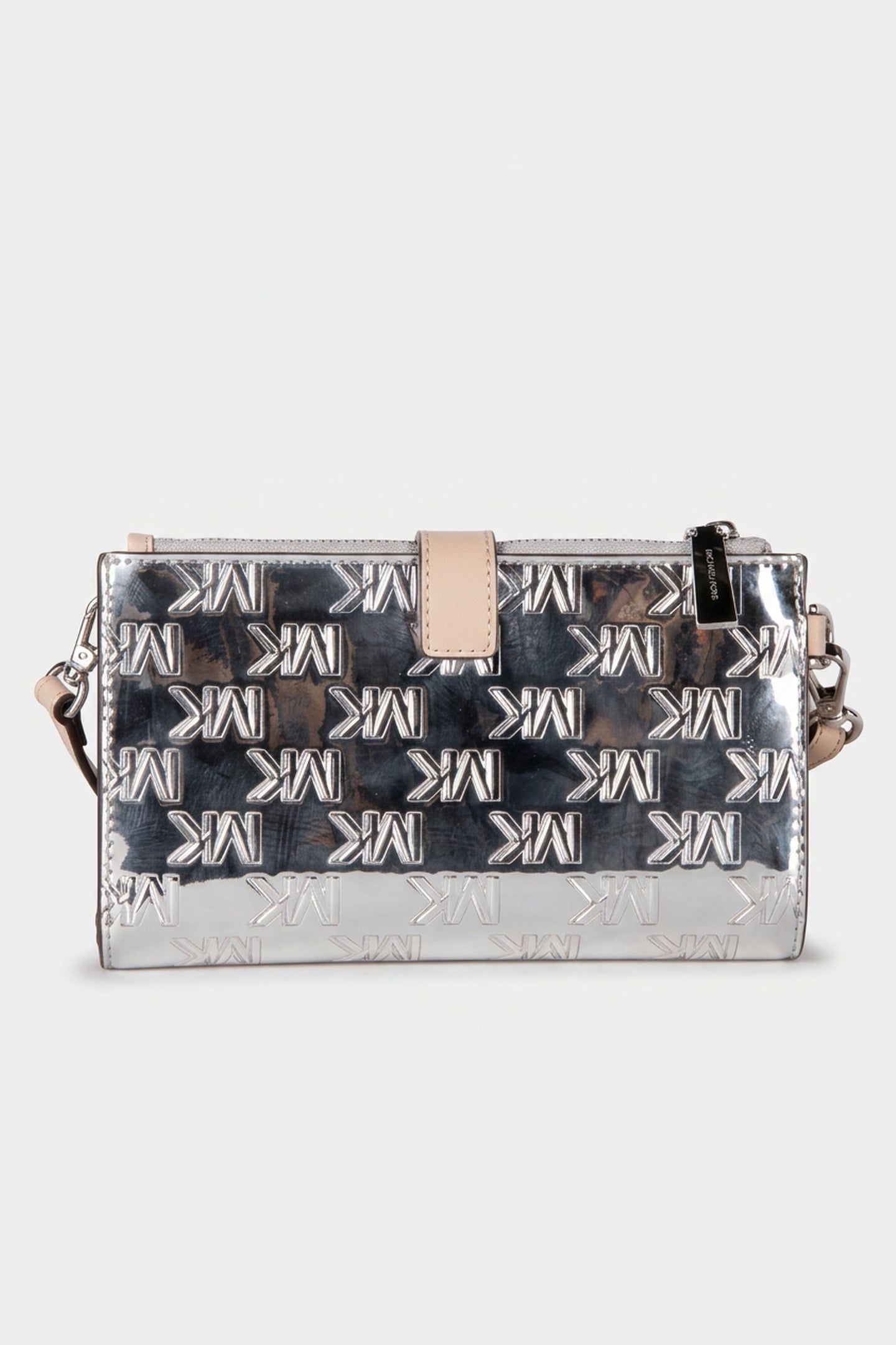 DOUBLE ZIP WRISTLET SILVER 2