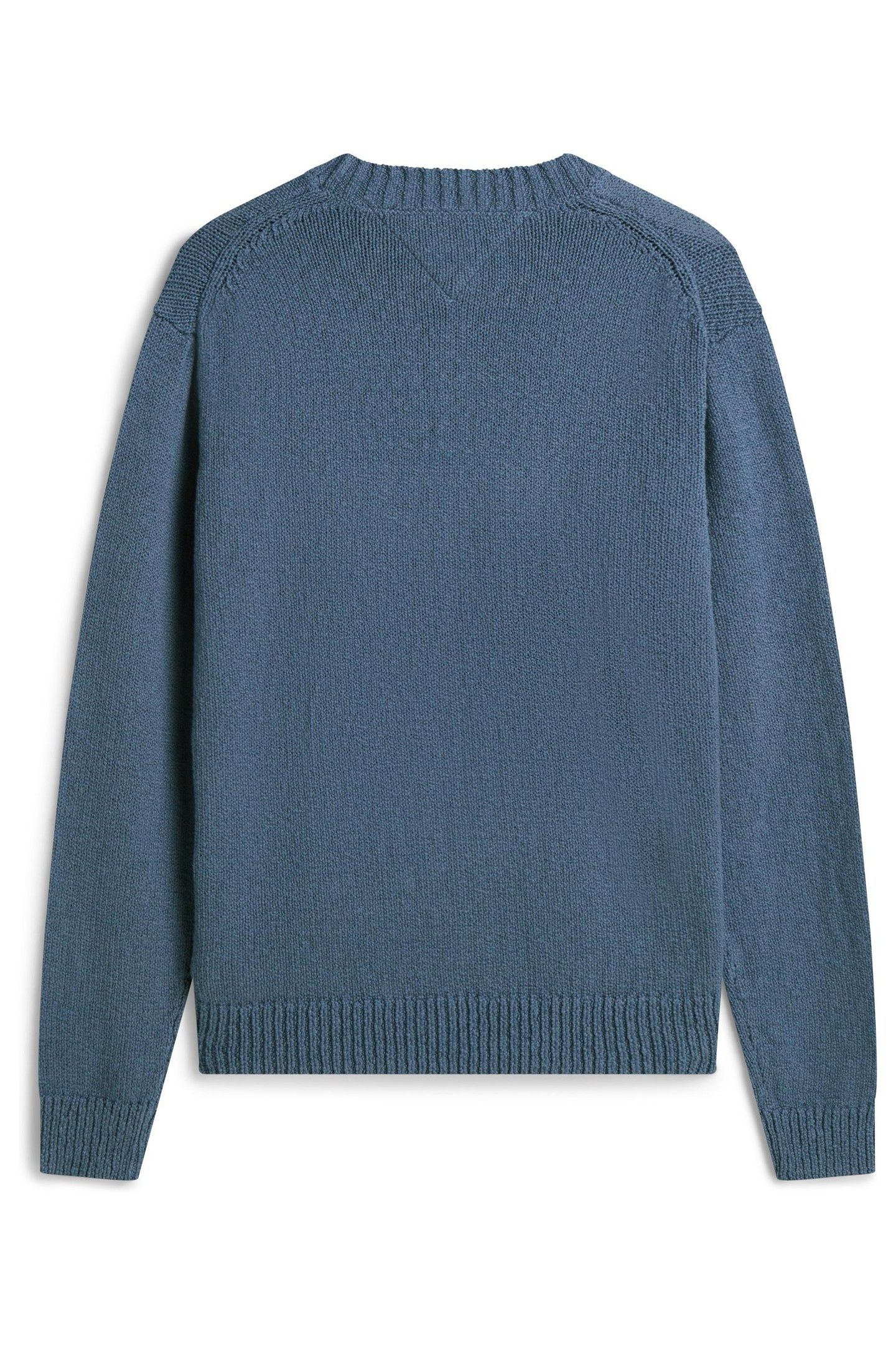 SOFT TEXTURED CREW NECK AEGEAN SEA 2
