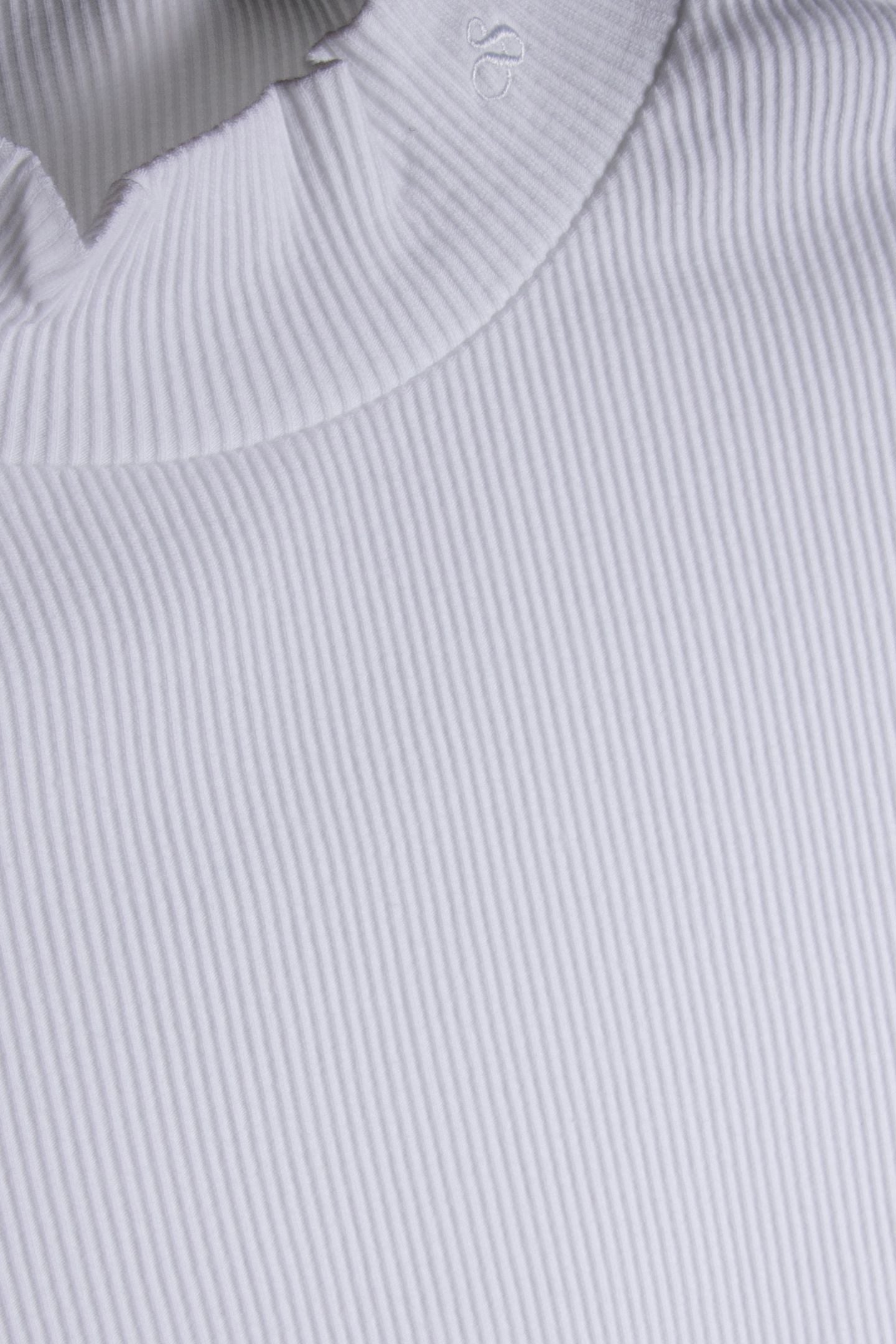 CORE MOCK NECK RIB T-SHIRT WHITE 4