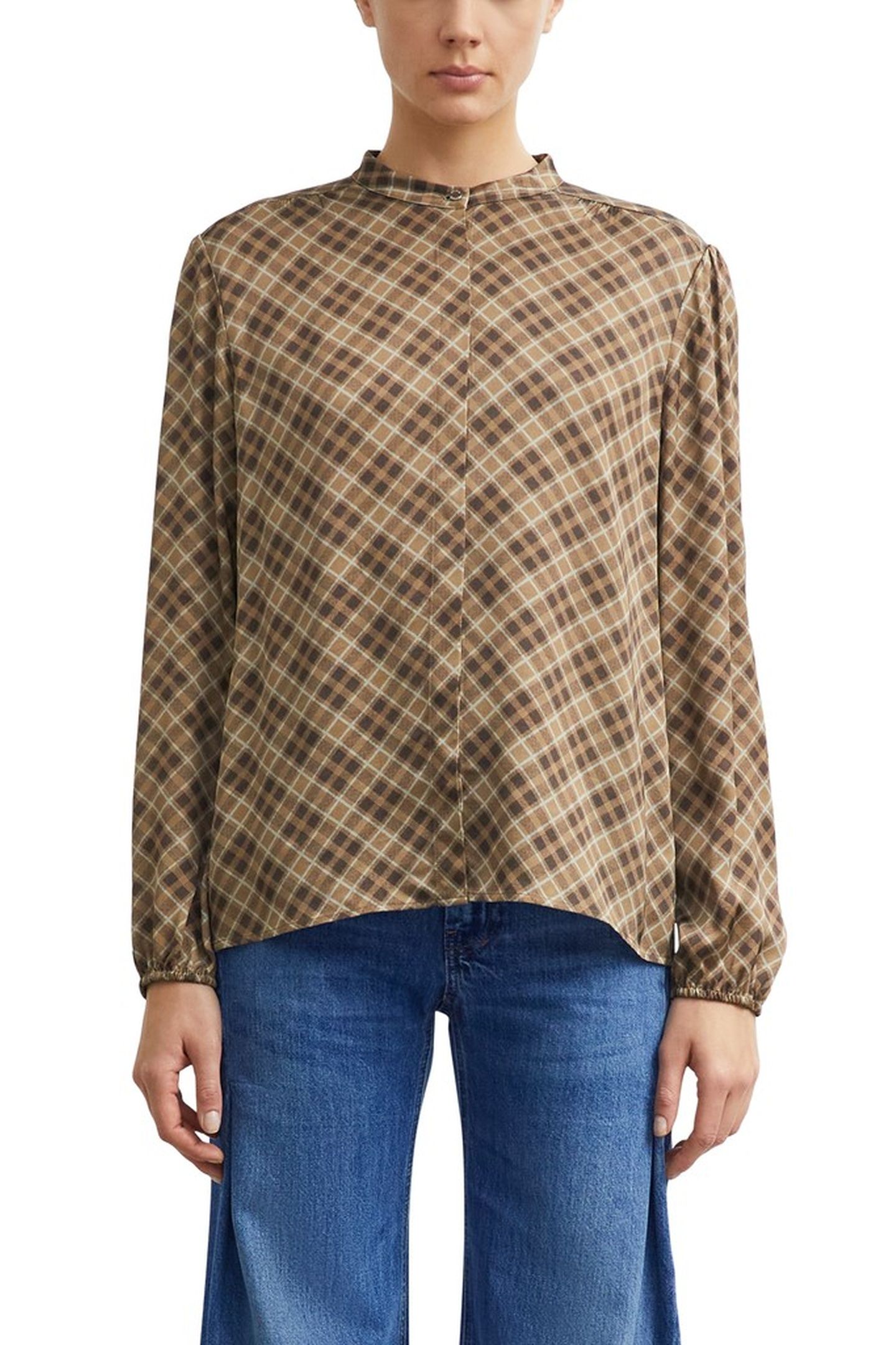 COMMA BLOUSES BROWN 1