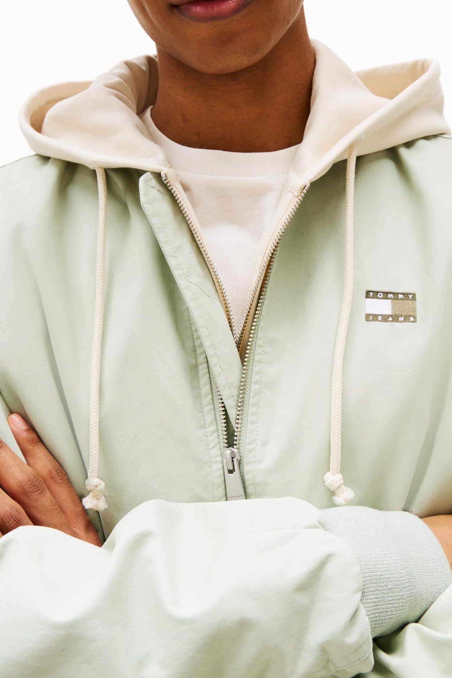 TJM COTTON BOMBER JACKET MISTY SAGE 5