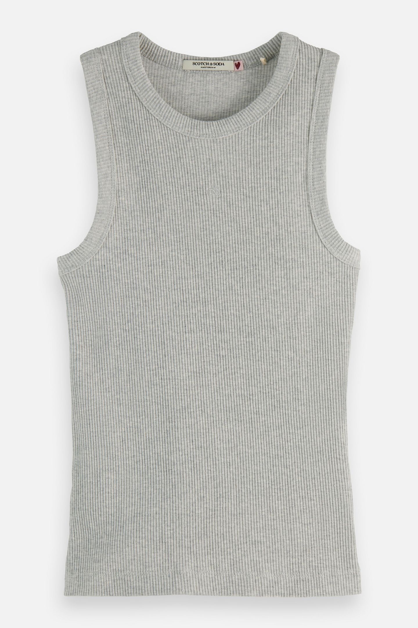 CORE RIB RACER TANK MEDIUM GREY 4