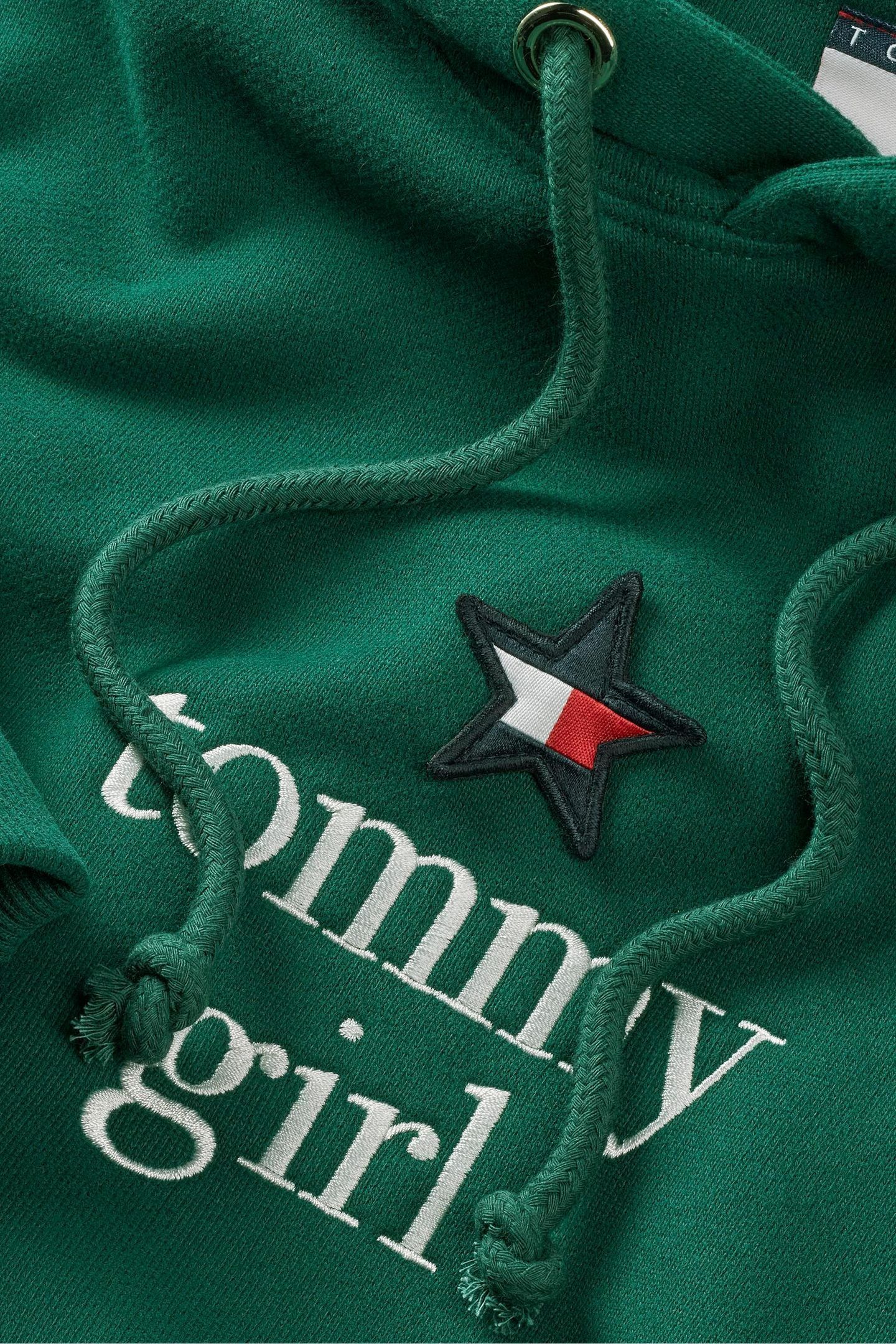 UNISEX TG STAR GRAPHIC HOODIE ORNAMENTAL GREEN 3