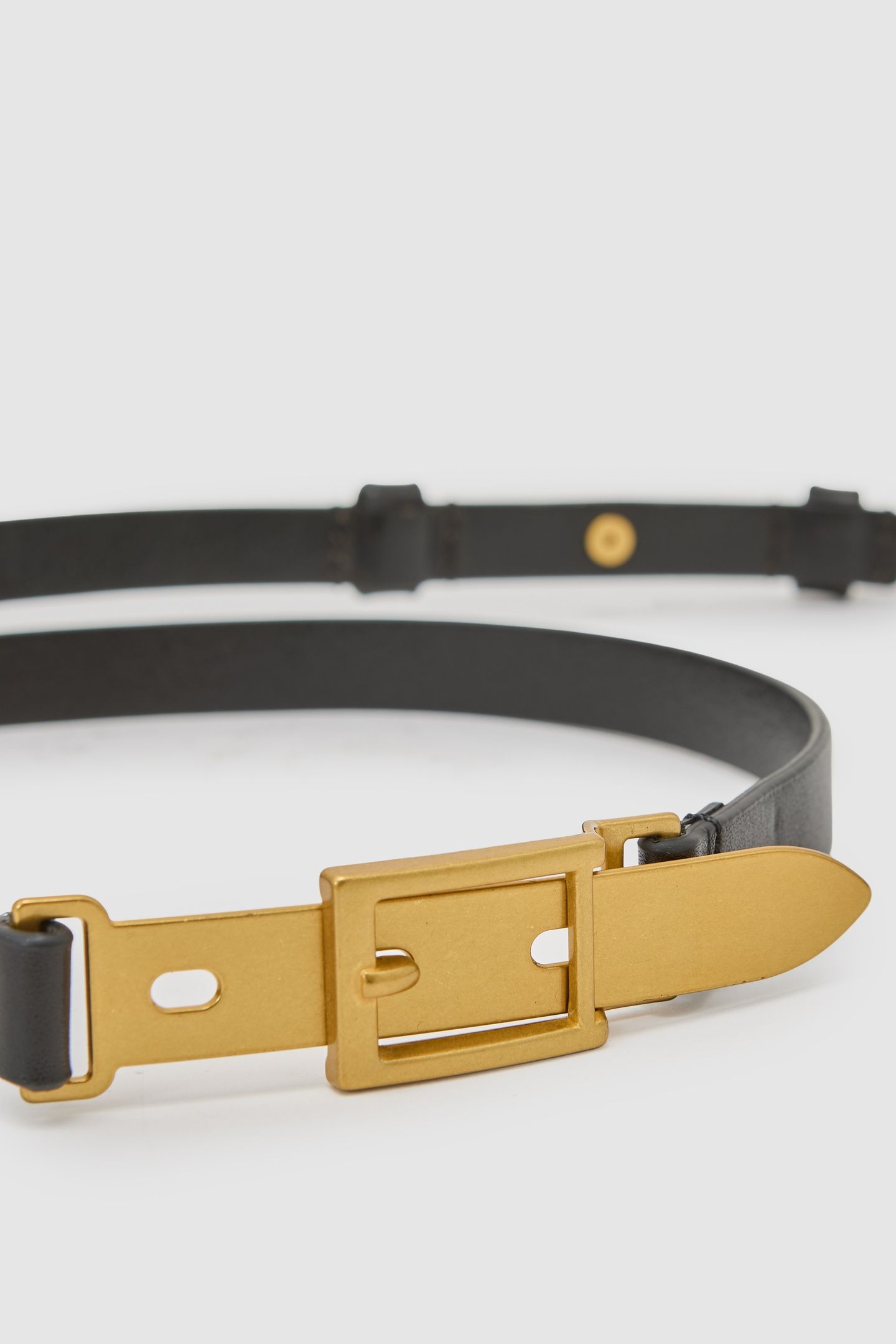 BUCKLE DETAIL BELT BLACK 3