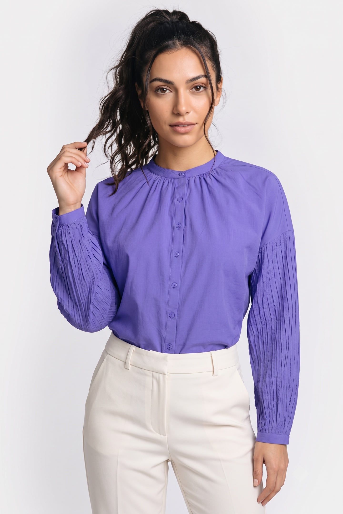 ROSA BLOUSE BLUE IRIS 2