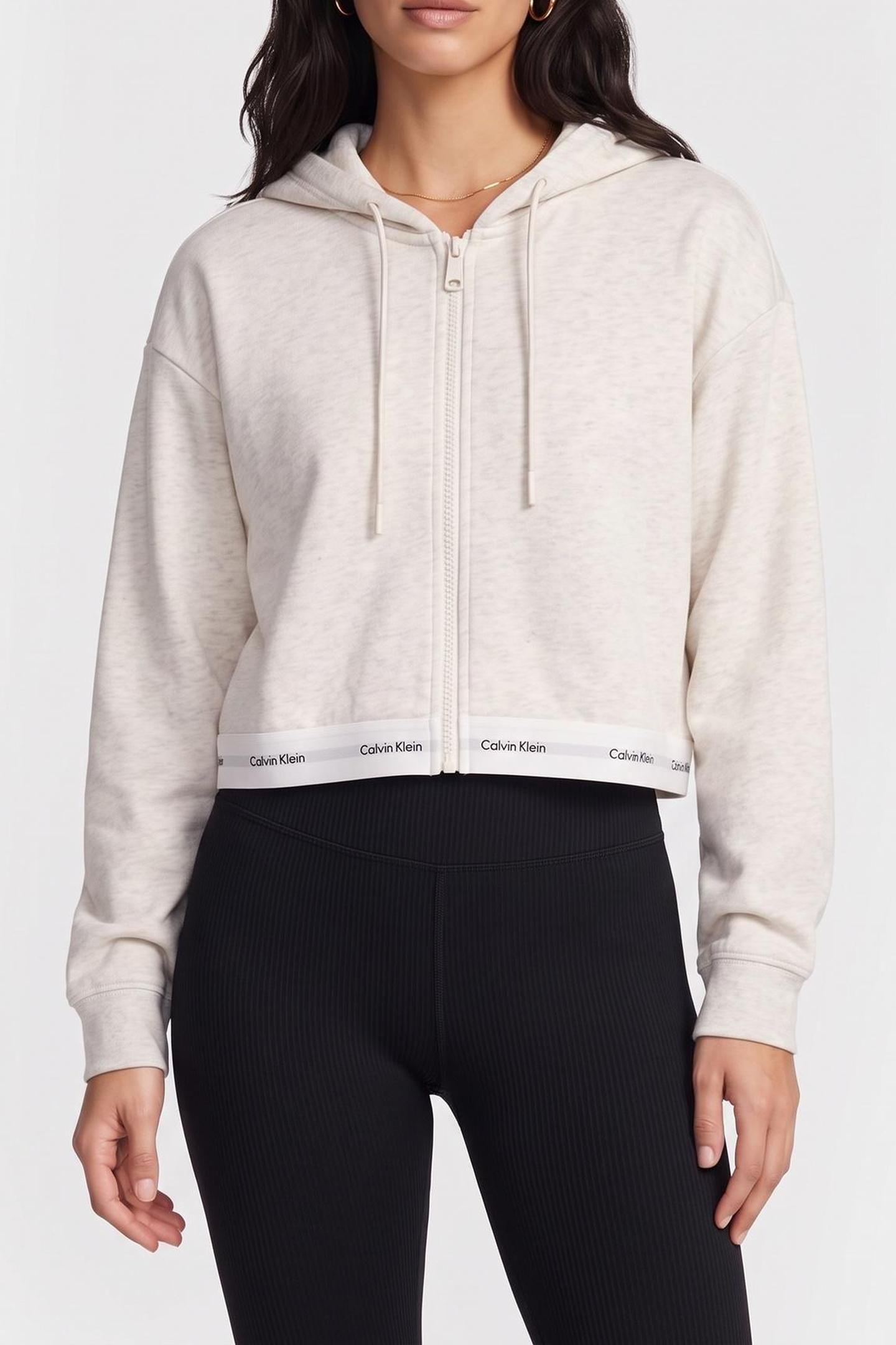 LS TERRY LOGO WAIST VANILLA HEATHER 1