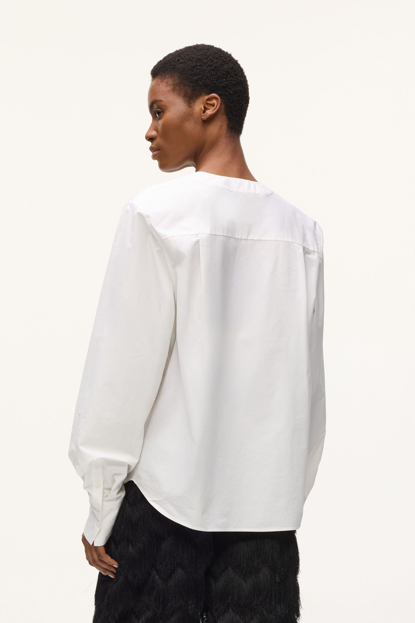 STUDIO POPLIN BLOUSE WHITE 3