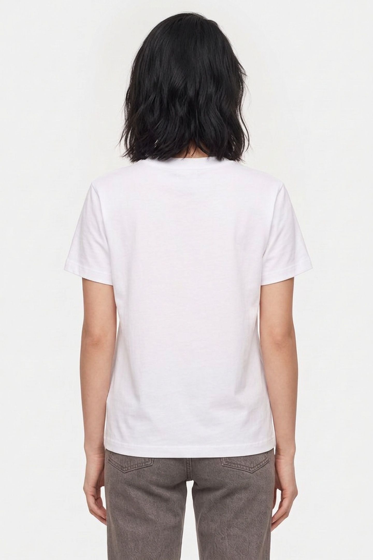 UNISEX T-SHIRT SHORT SLEEVE CAPERS WHITE 5