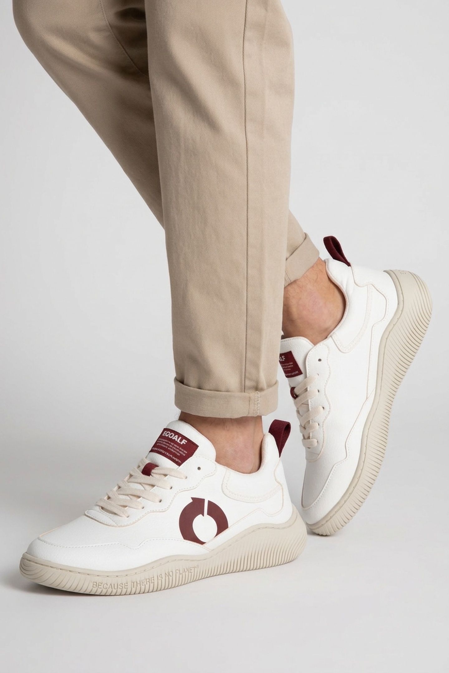 ALCUDIAALF SNEAKERS OFF WHITE/BURGUNDY 2