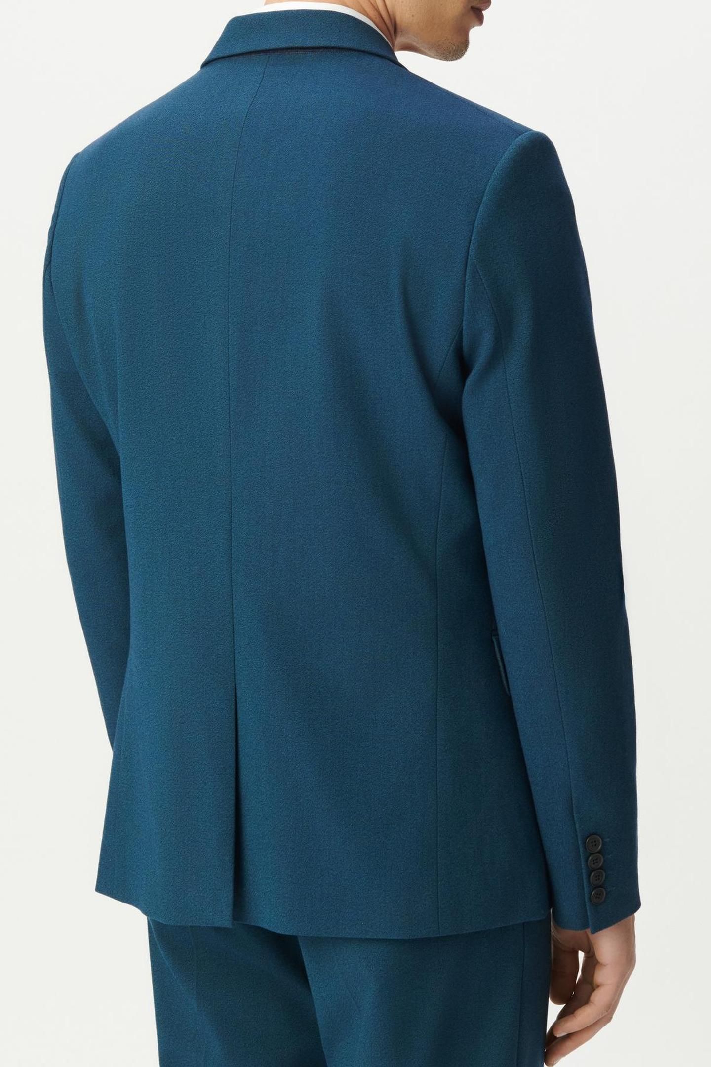 BLUE SEMI-PLAIN SUIT JACKET 2